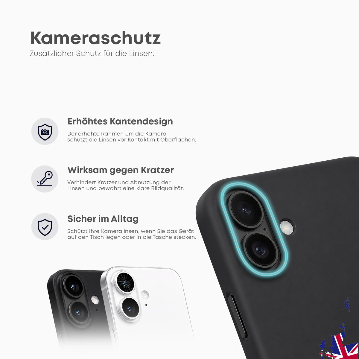 Handyhüllen mit Flagge - GROSSBRITANNIEN - 1instaphone