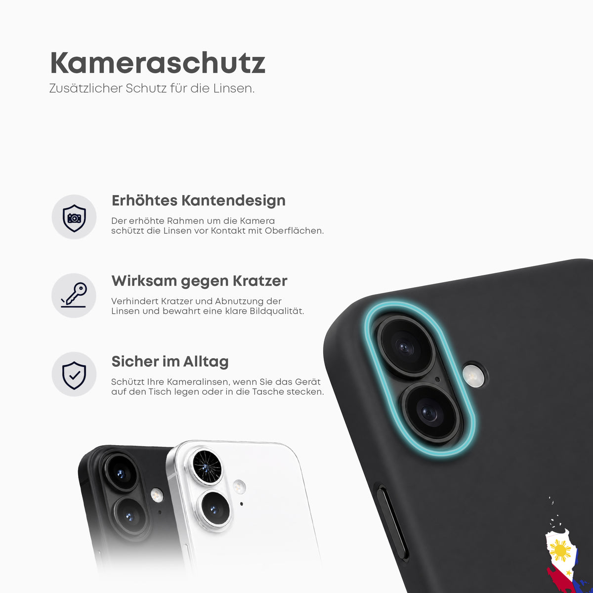 Handyhüllen mit Flagge - PHILIPPINEN - 1instaphone