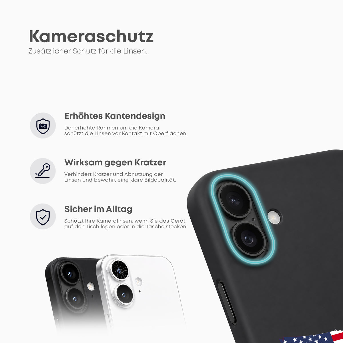 Handyhüllen mit Flagge - Amerika USA - 1instaphone