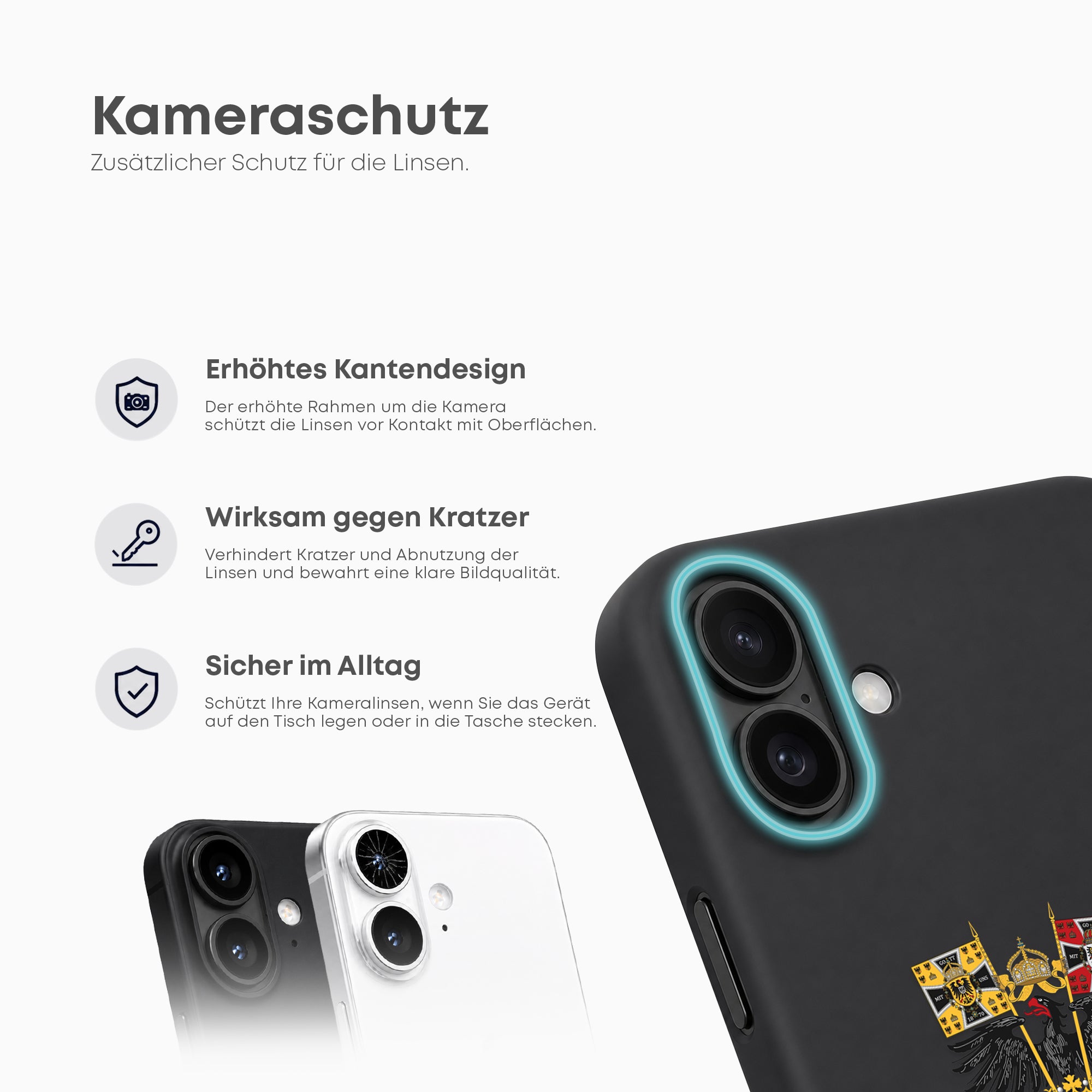 Handyhülle mit Emblem des Deutschen Kaiserreichs - 1instaphone