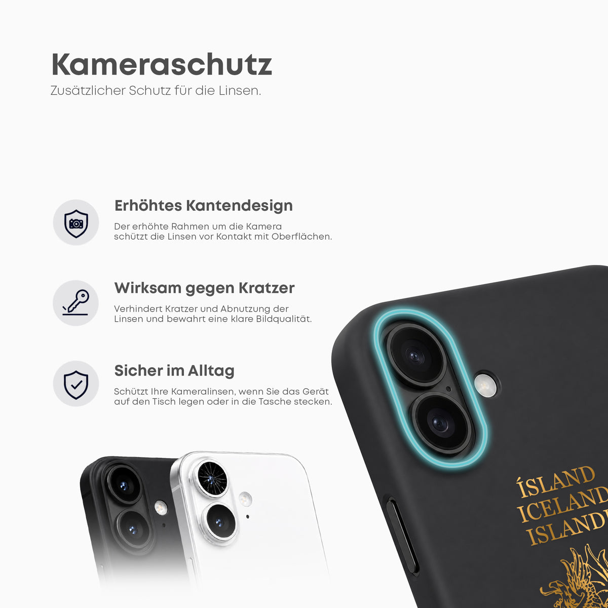 Handyhüllen mit Reisepass - Island - 1instaphone