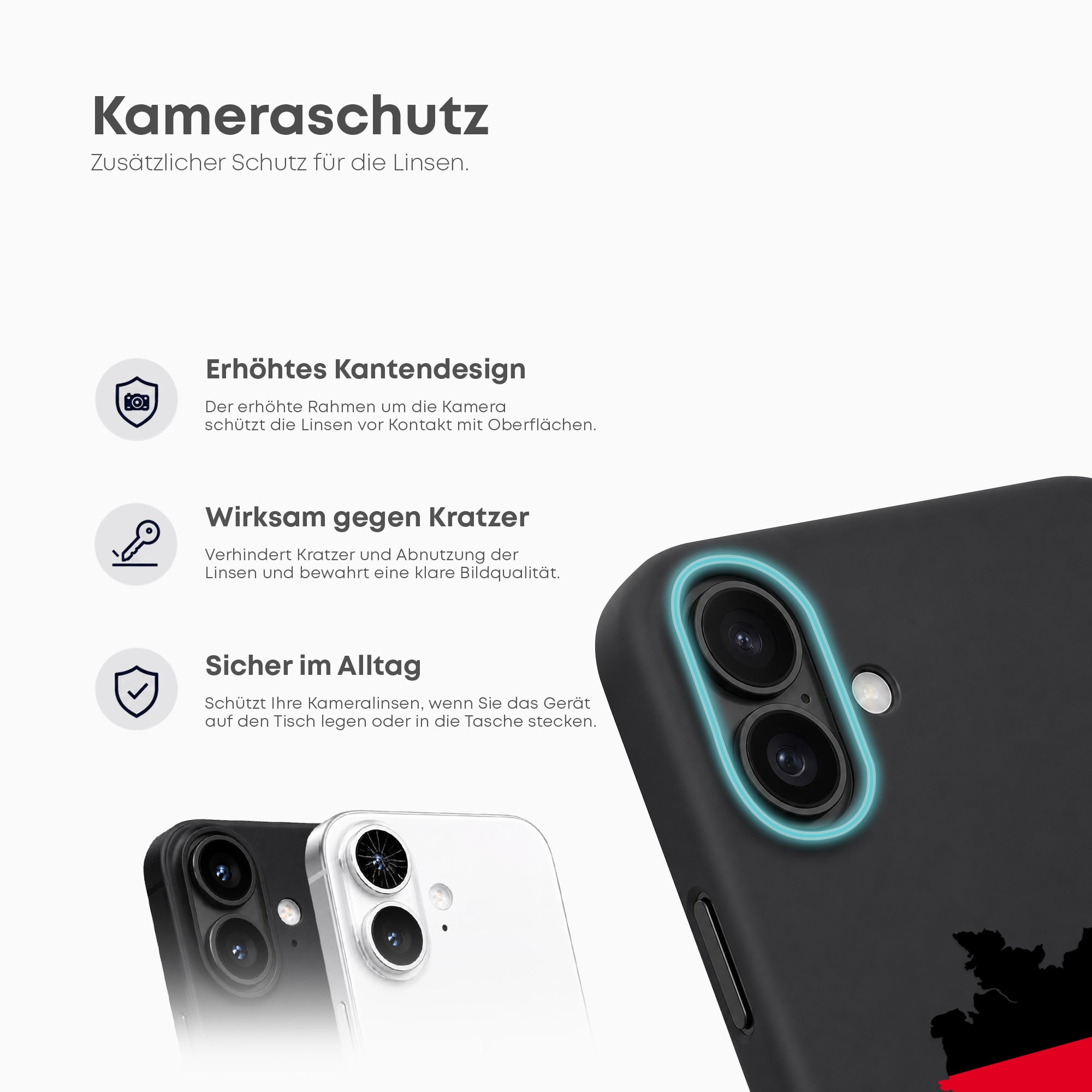 Handyhüllen mit Flagge - Deutschland - 1instaphone