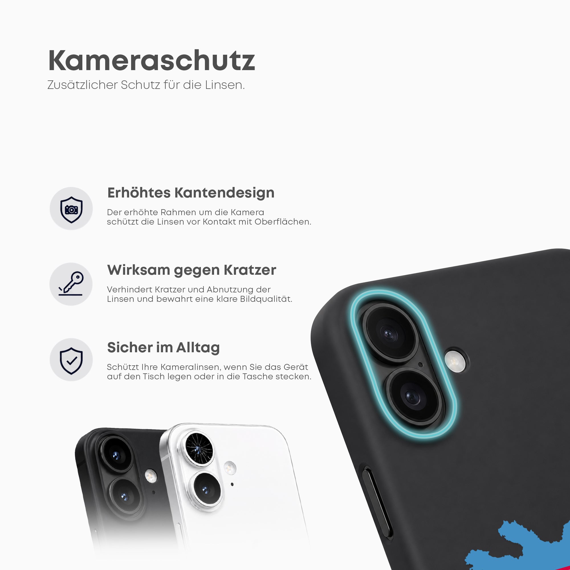 Handyhüllen mit Flagge - Aserbaidschan - 1instaphone