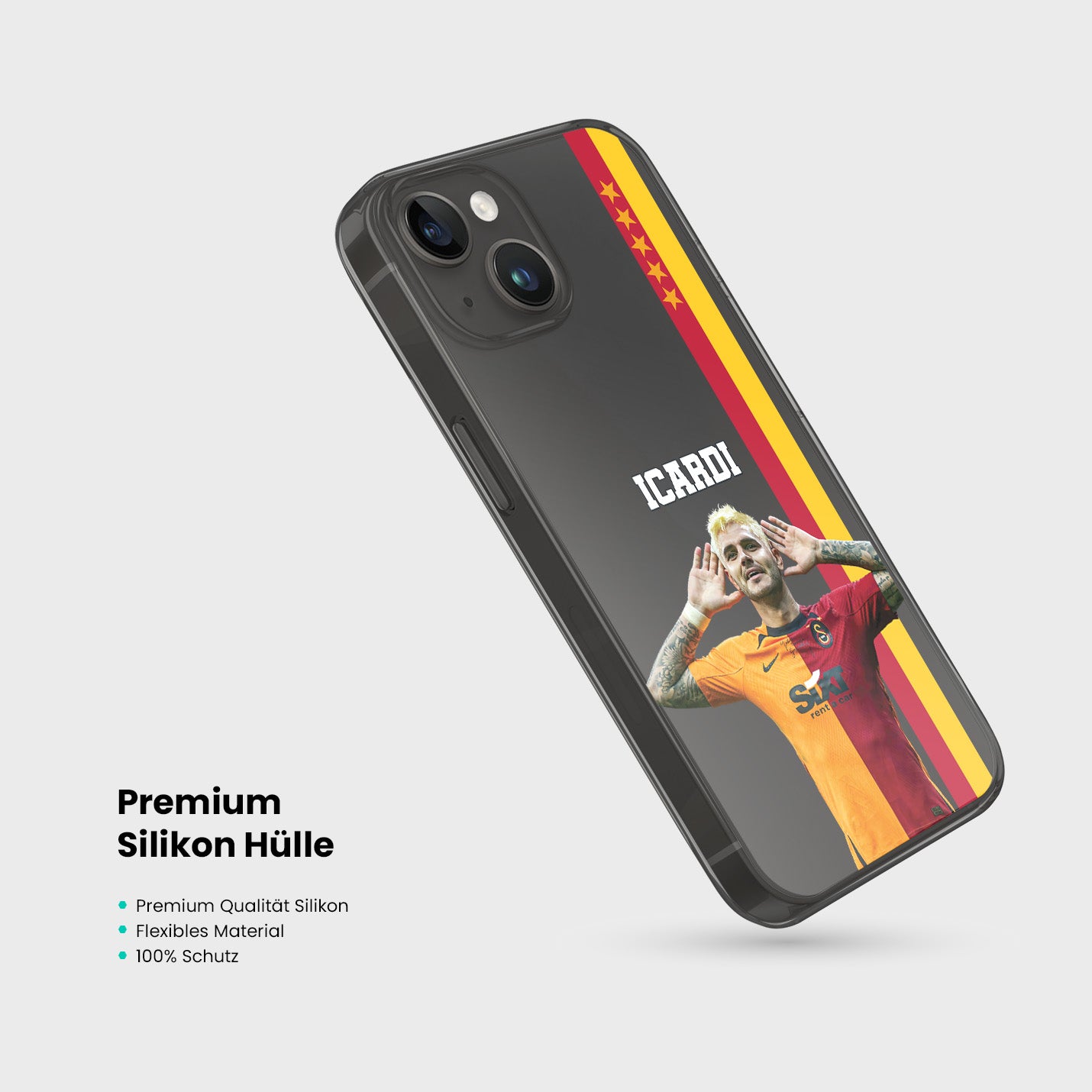 Mauro Icardi Galatasaray Hülle mit Wunschname - 1instaphone