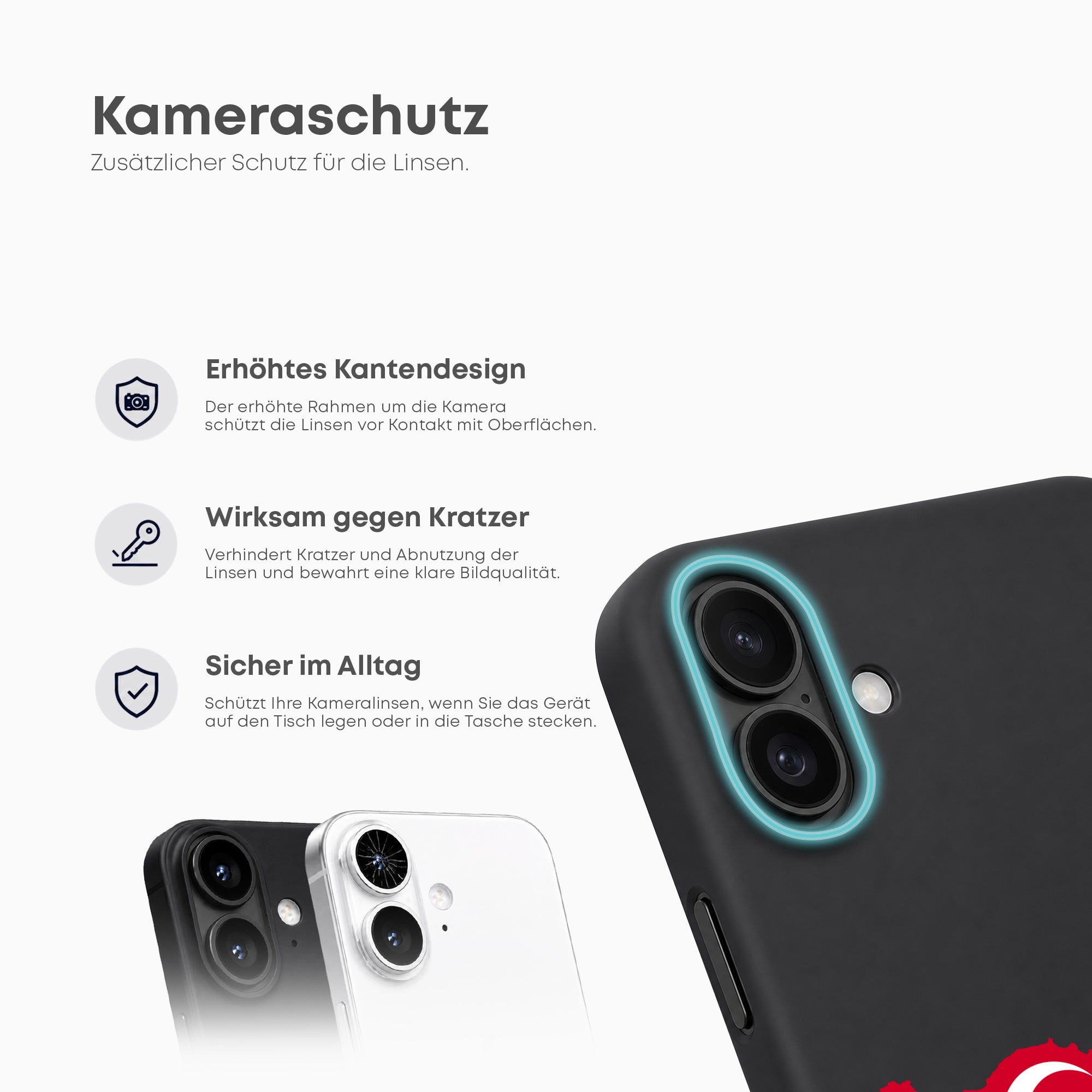 Handyhüllen mit Flagge - Türkei - 1instaphone