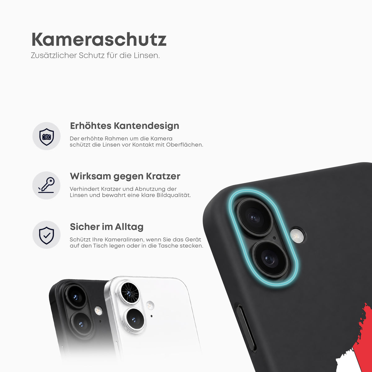 Handyhüllen mit Flagge - MADAGASKAR - 1instaphone