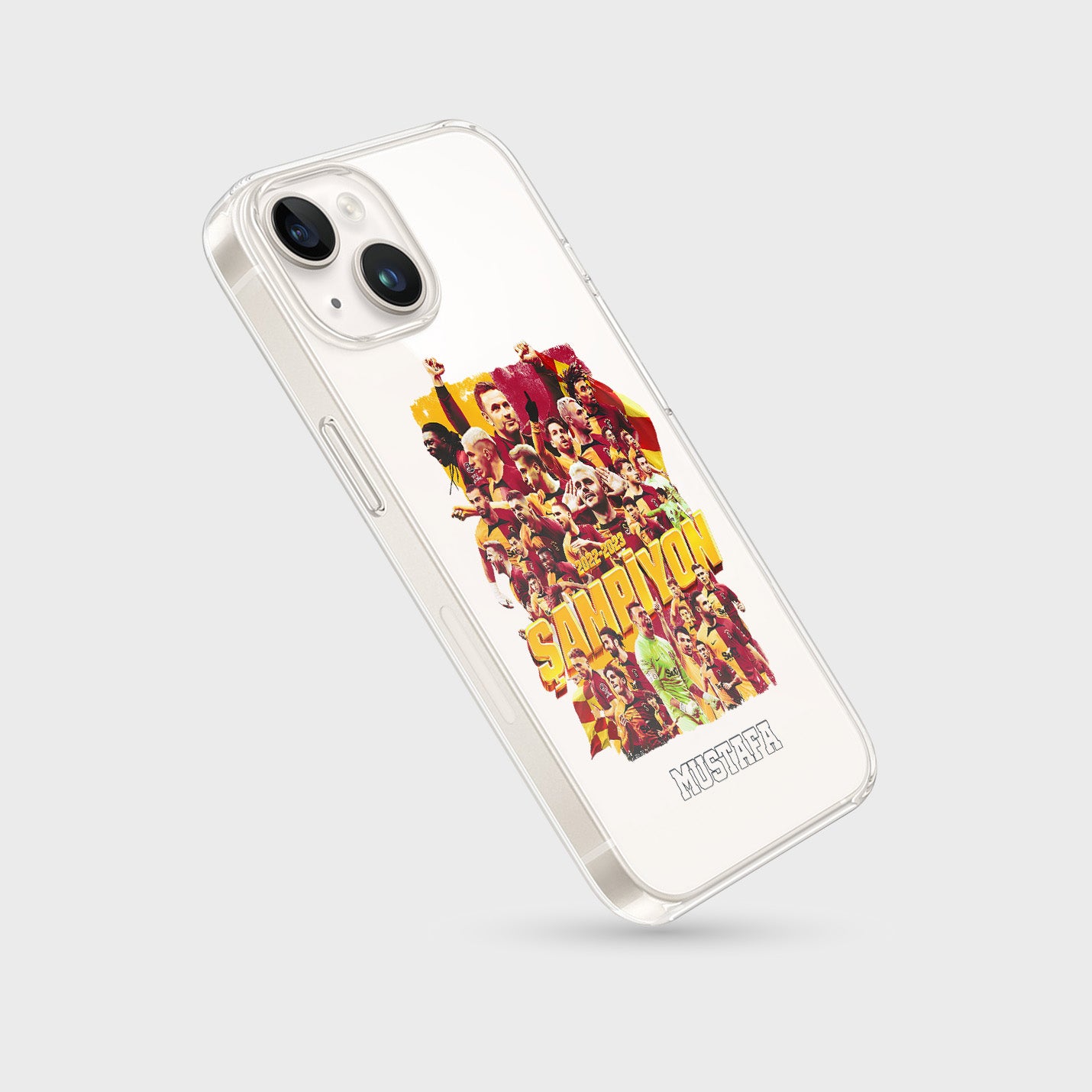 Galatasaray Hülle mit Wunschname - Şampiyon - 1instaphone