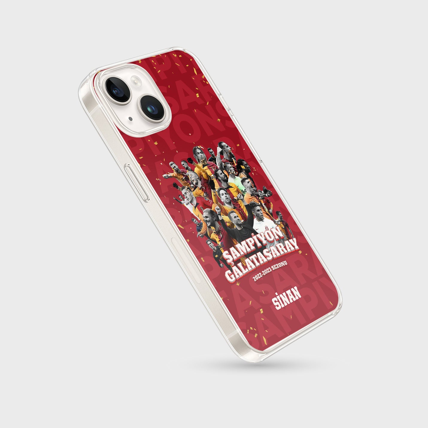 Galatasaray Hülle mit Wunschname - Şampiyon - 1instaphone