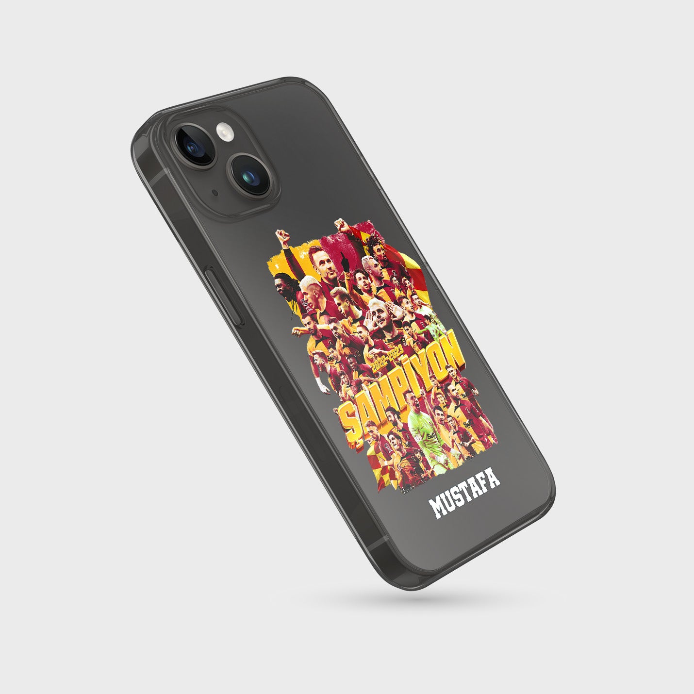Galatasaray Hülle mit Wunschname - Şampiyon - 1instaphone