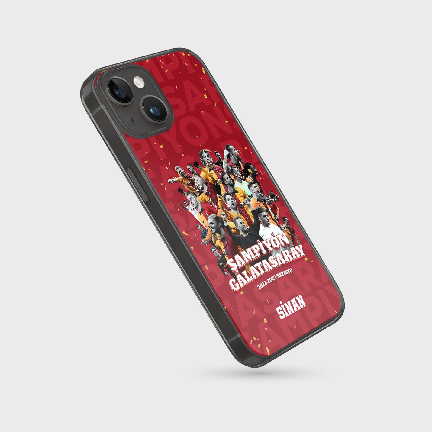 Galatasaray Hülle mit Wunschname - Şampiyon - 1instaphone