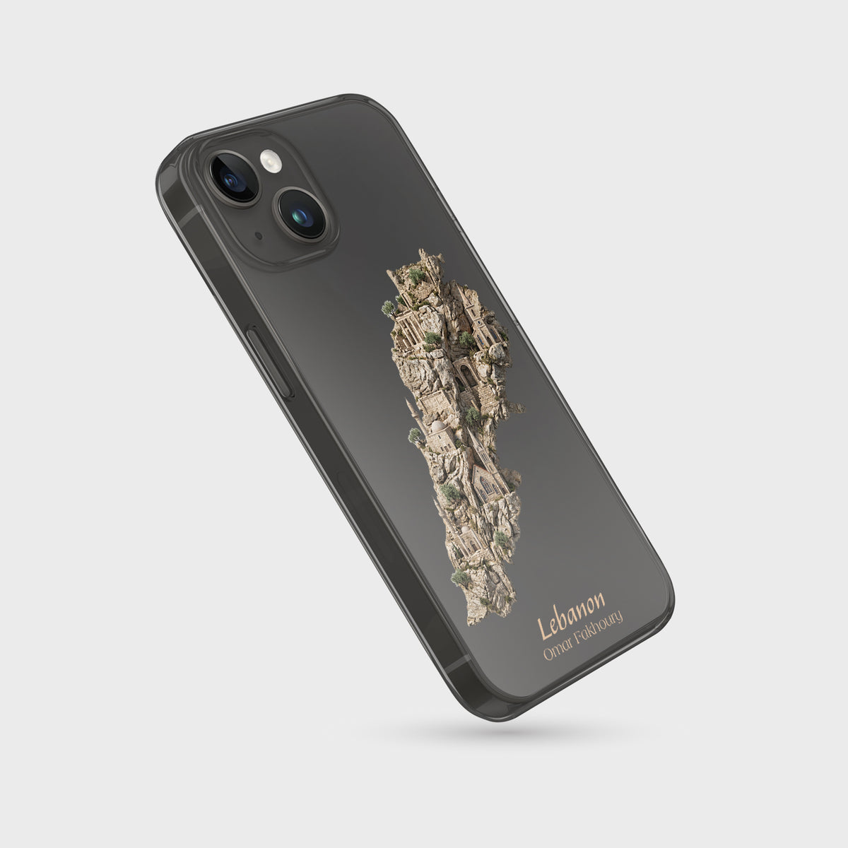 Lebanon Karte – Islamisches Kunst Design - 1instaphone