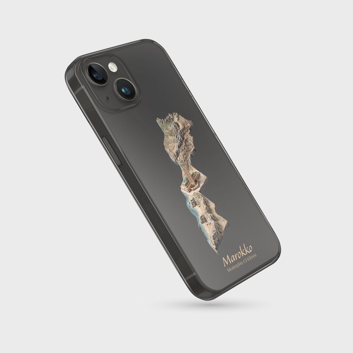 Marokko Karte – Islamisches Kunst Design - 1instaphone