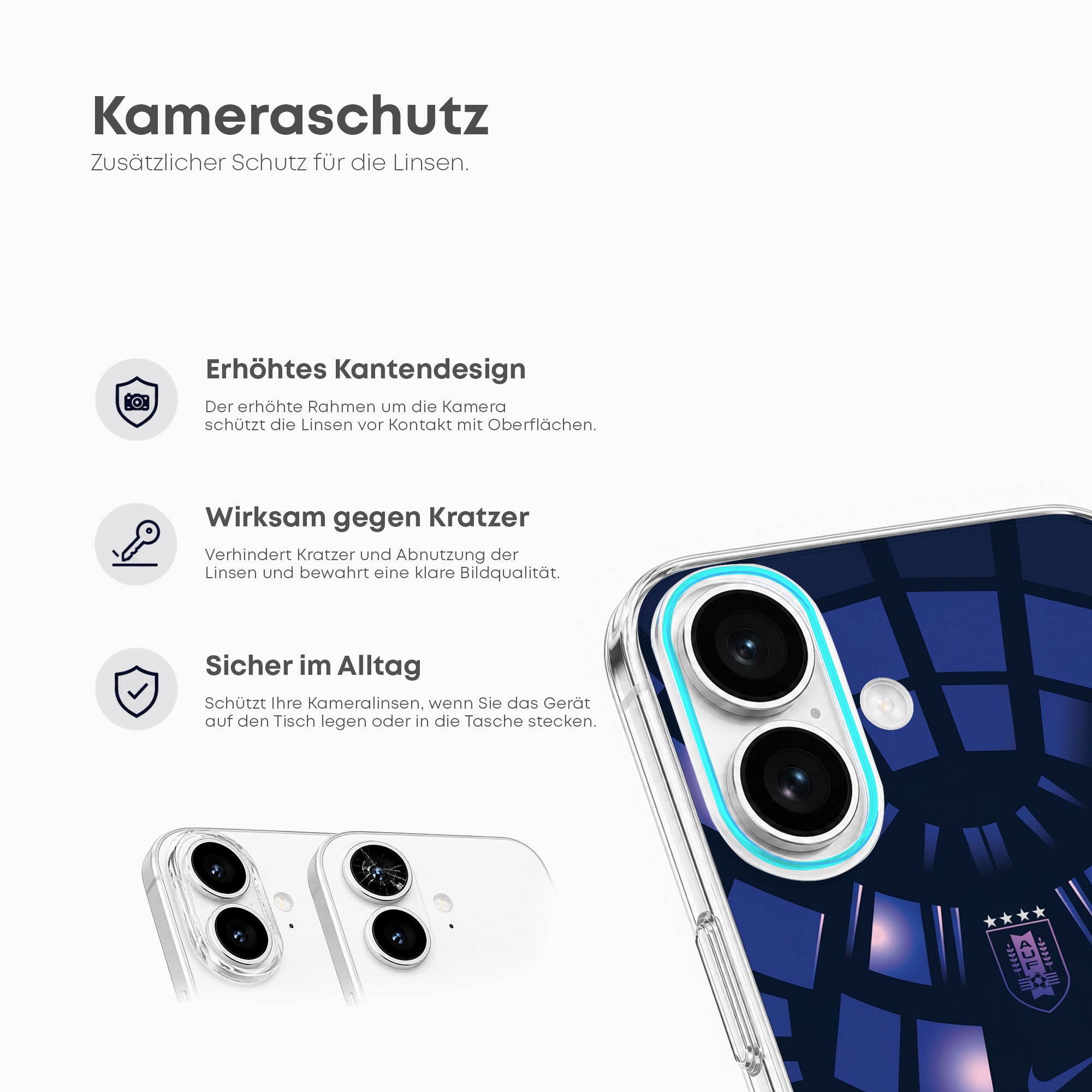 Uruguay 2026 Handyhülle – Name & Nummer - 1instaphone
