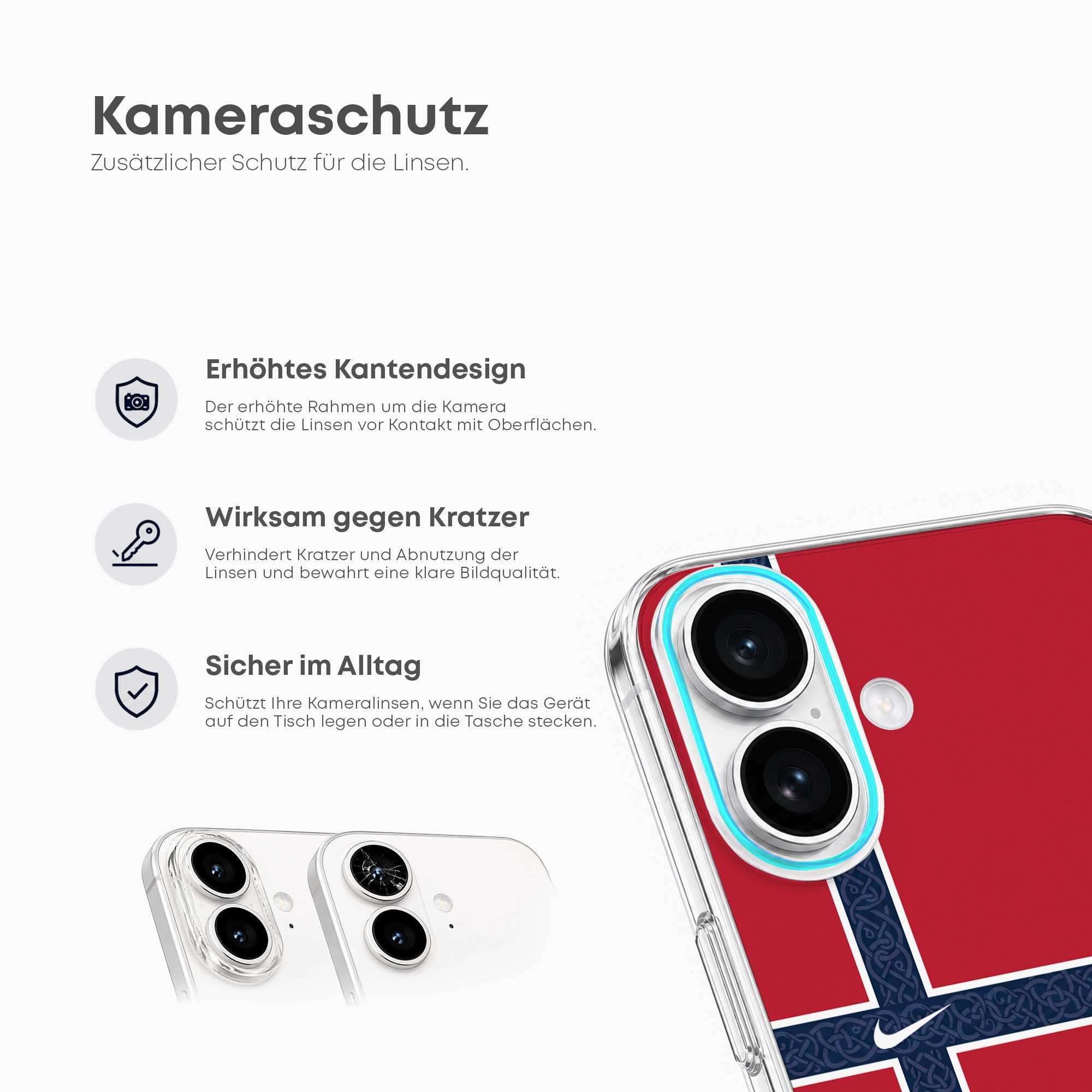 Norway WM 2026 Handyhülle – Name & Nummer - 1instaphone