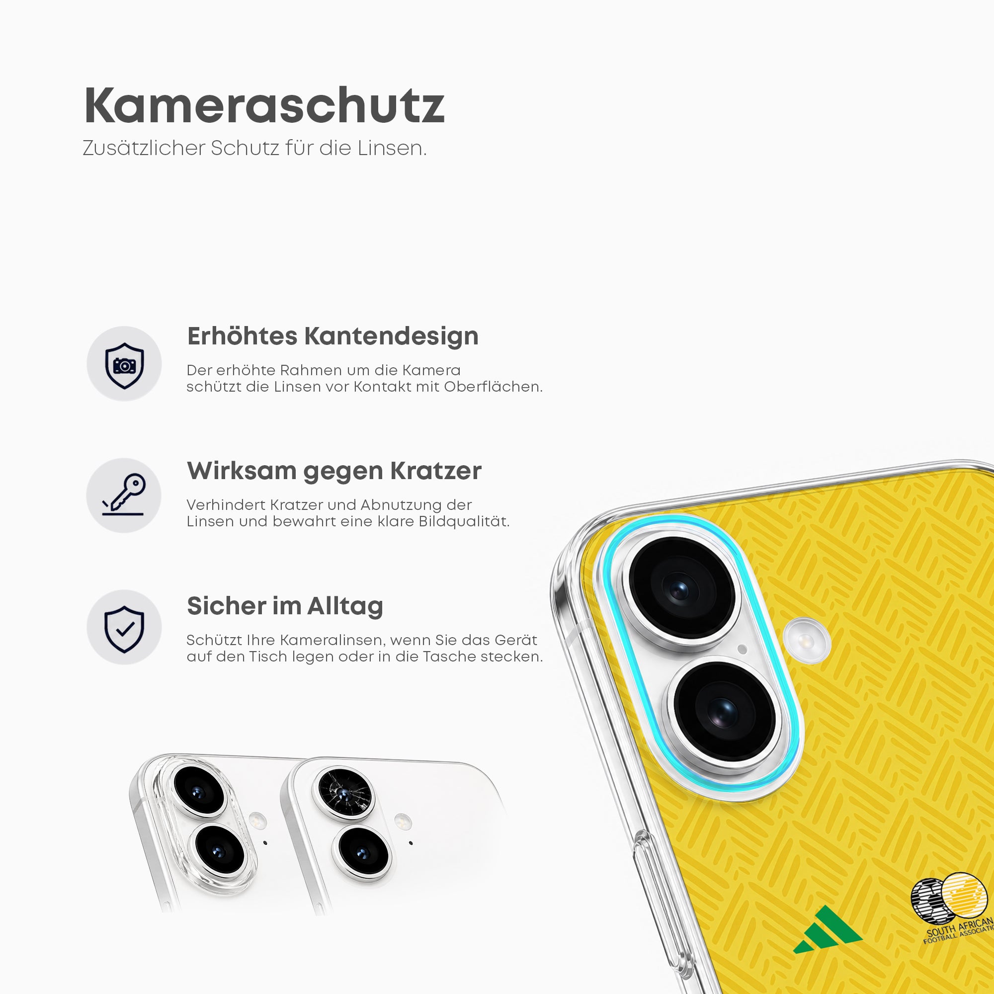 South Africa WM 2026 Handyhülle – Name & Nummer - 1instaphone