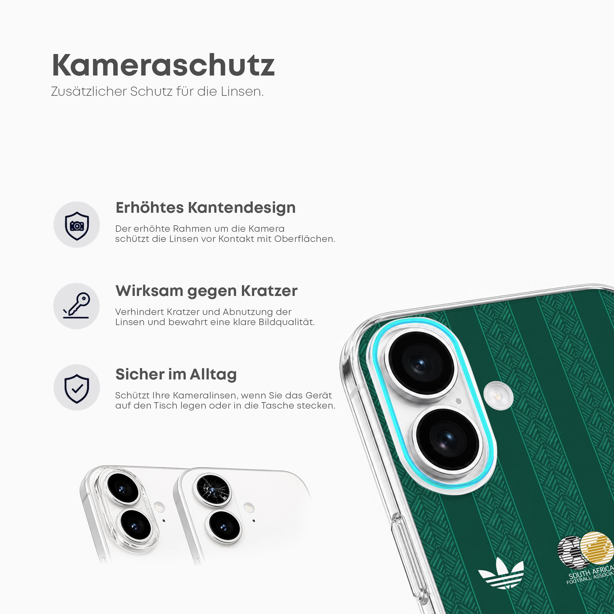 South Africa WM 2026 Handyhülle – Name & Nummer - 1instaphone