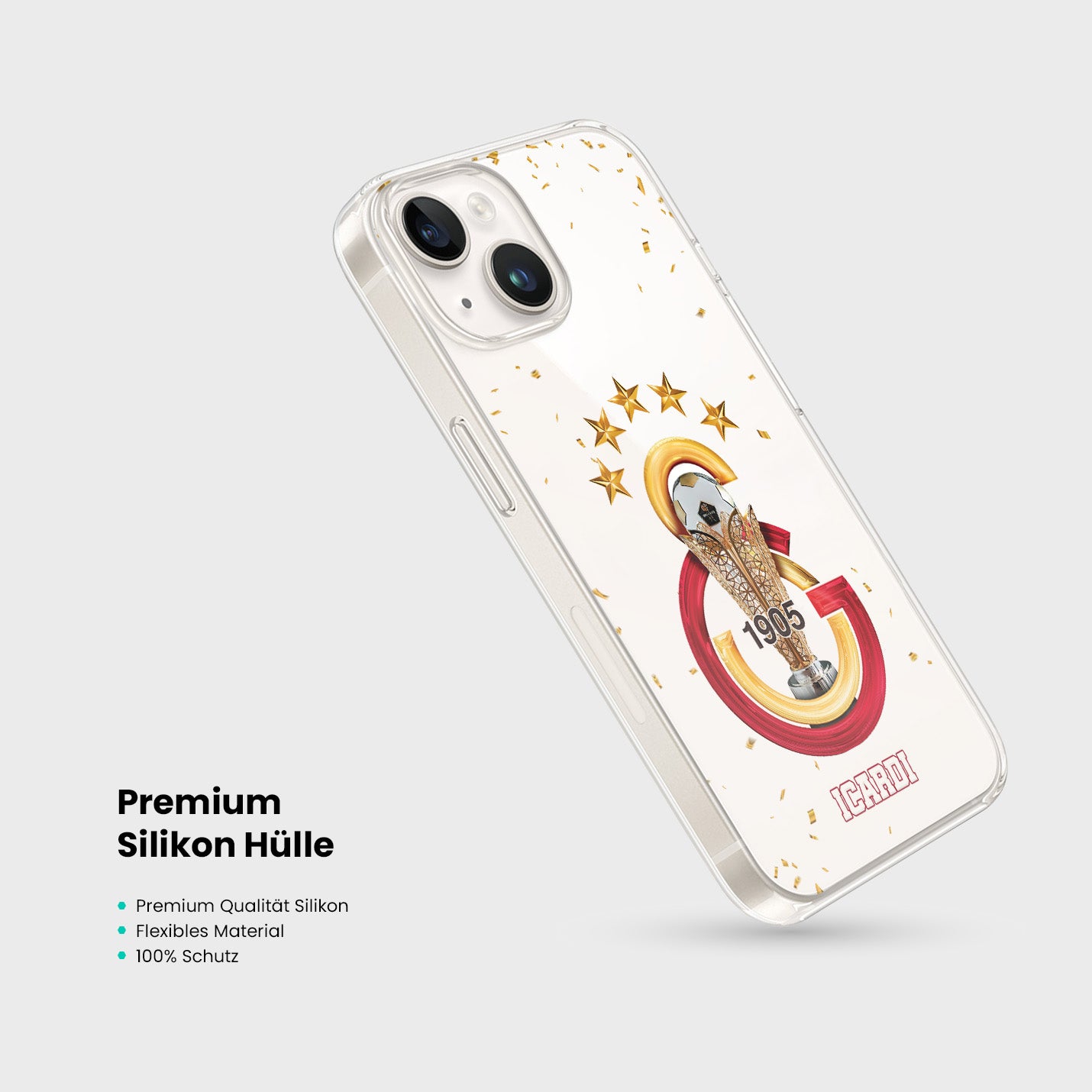 Galatasaray Hülle mit Wunschname - Şampiyon - 1instaphone