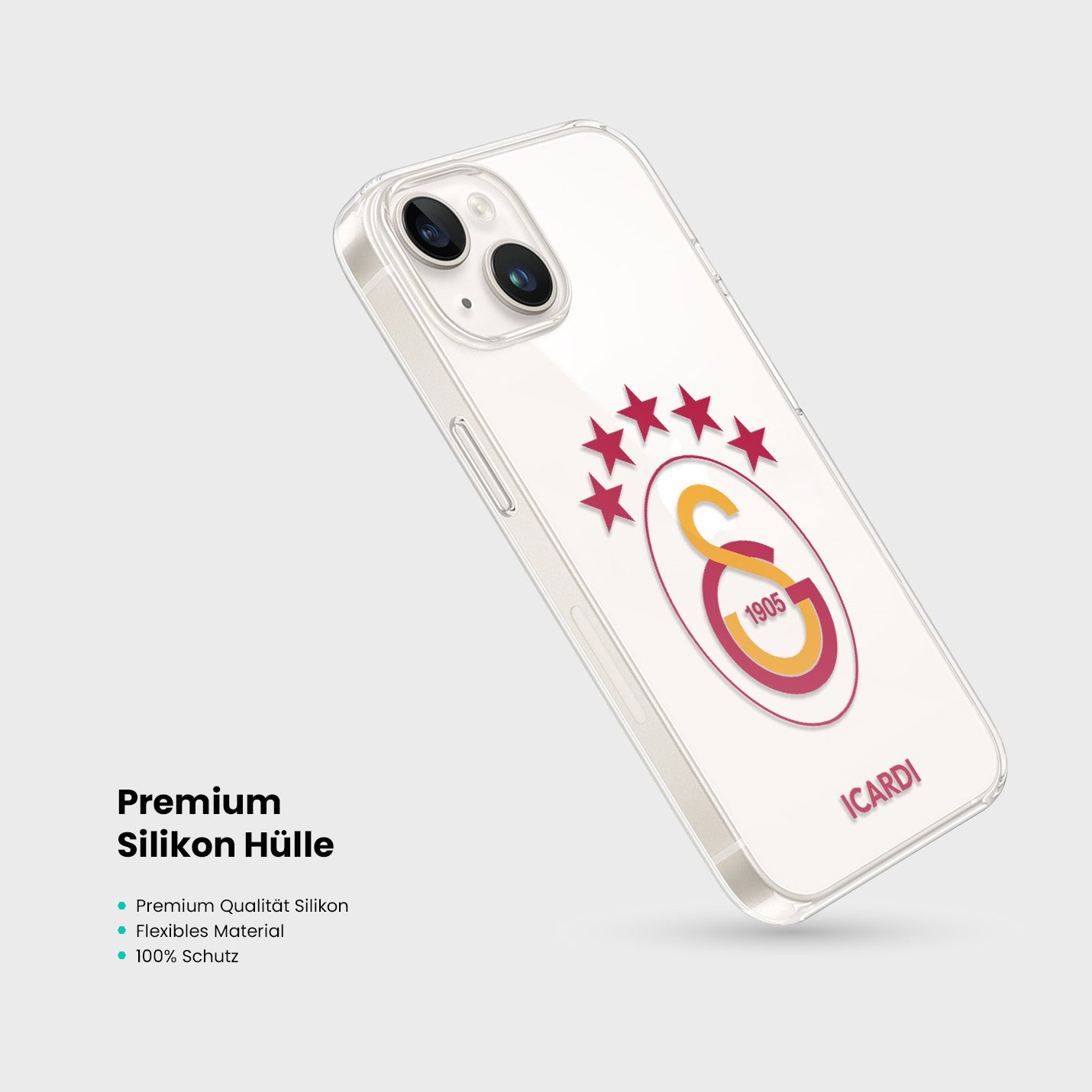 Personalisierte Galatasaray Handyhülle - Şampiyon 2025 Classic - 1instaphone