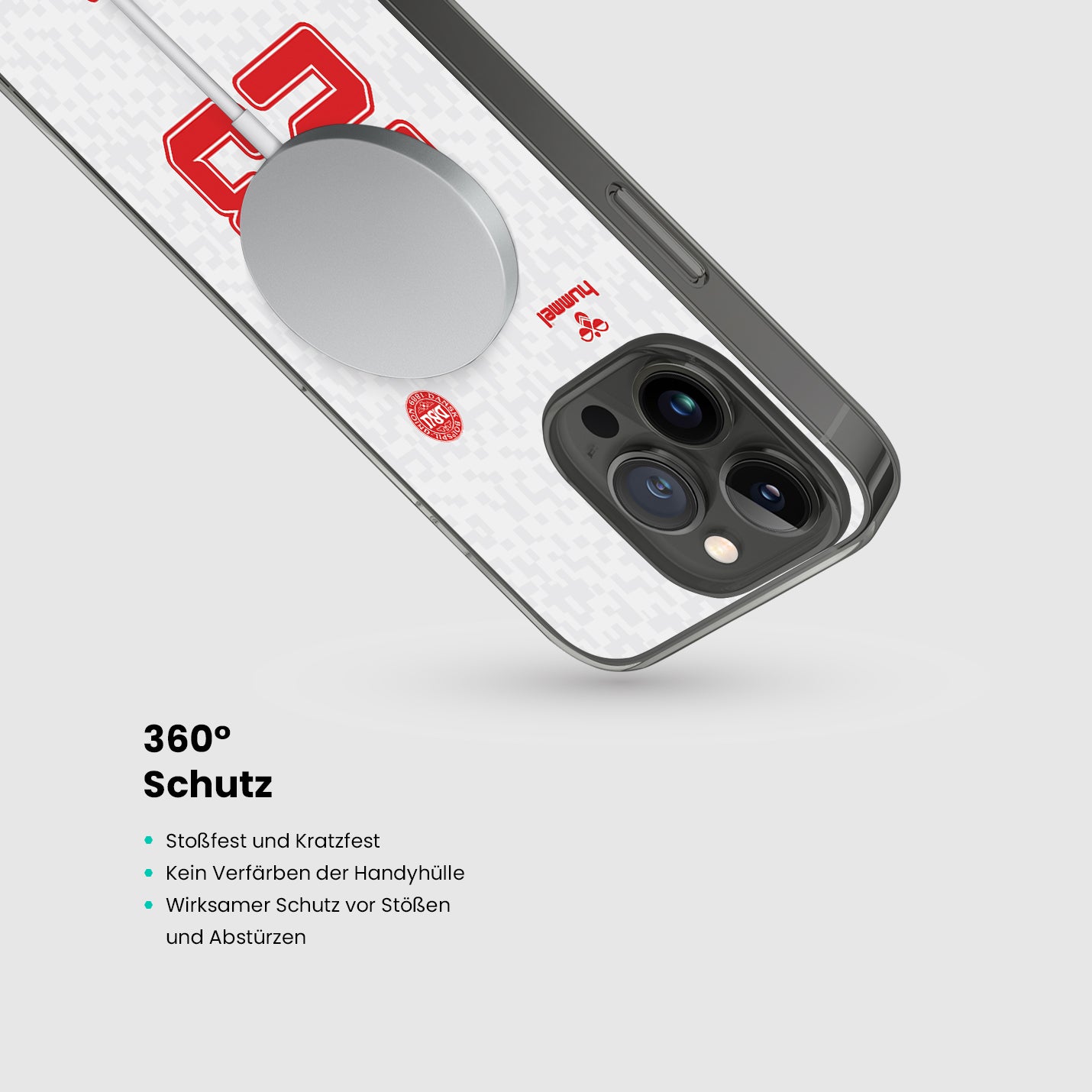 Dänemark Handyhülle EM 2024 - 1instaphone