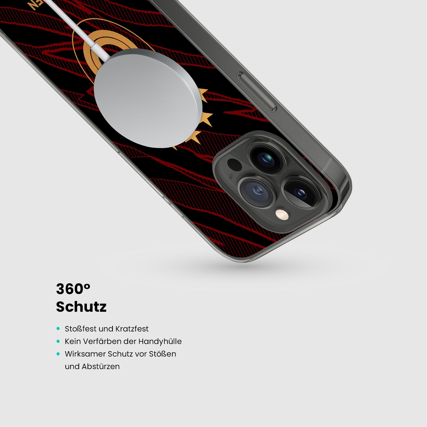 Personalisierte Galatasaray Handyhülle - Şampiyon 2025 Schwarz - 1instaphone