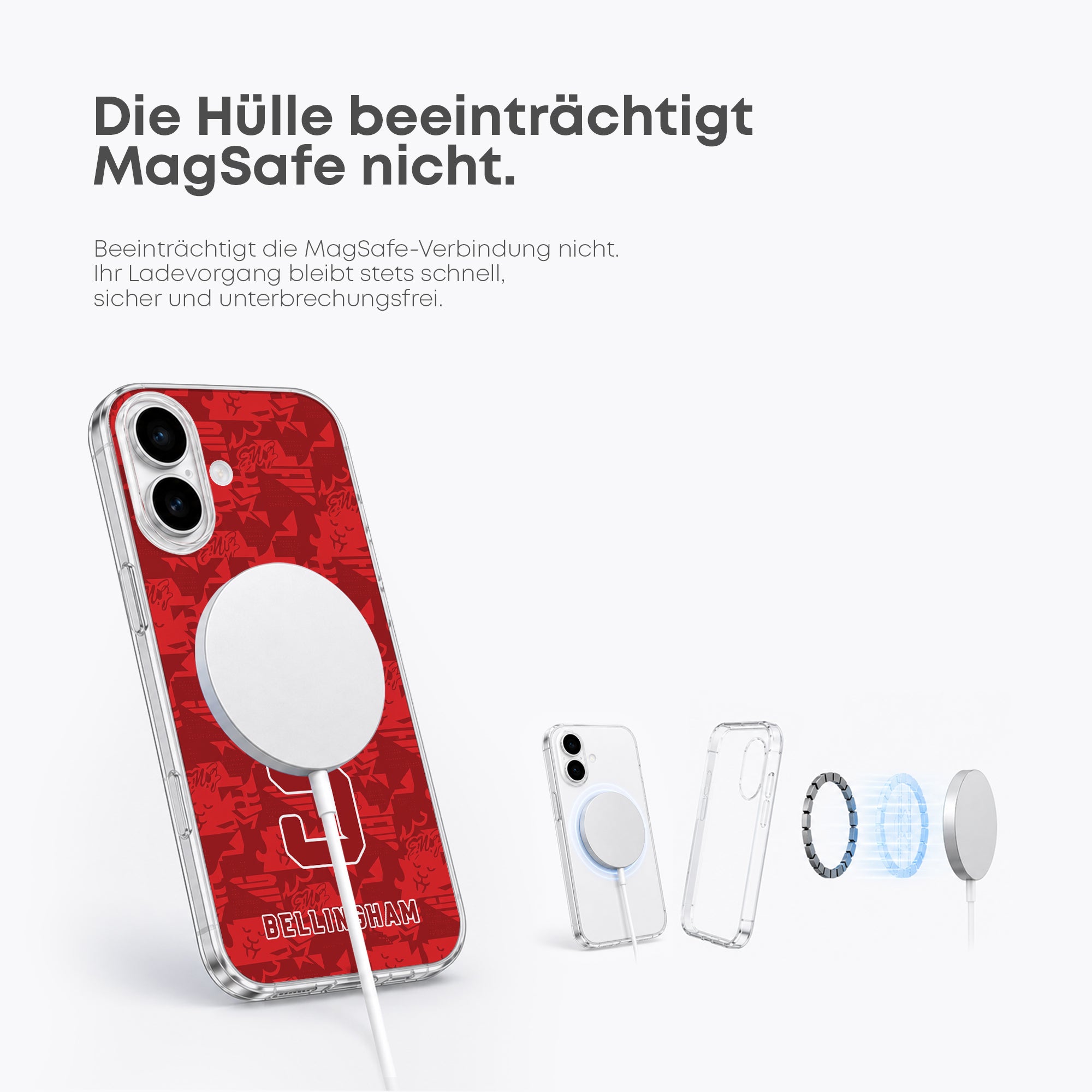 England WM 2026 Handyhülle – Name & Nummer - 1instaphone