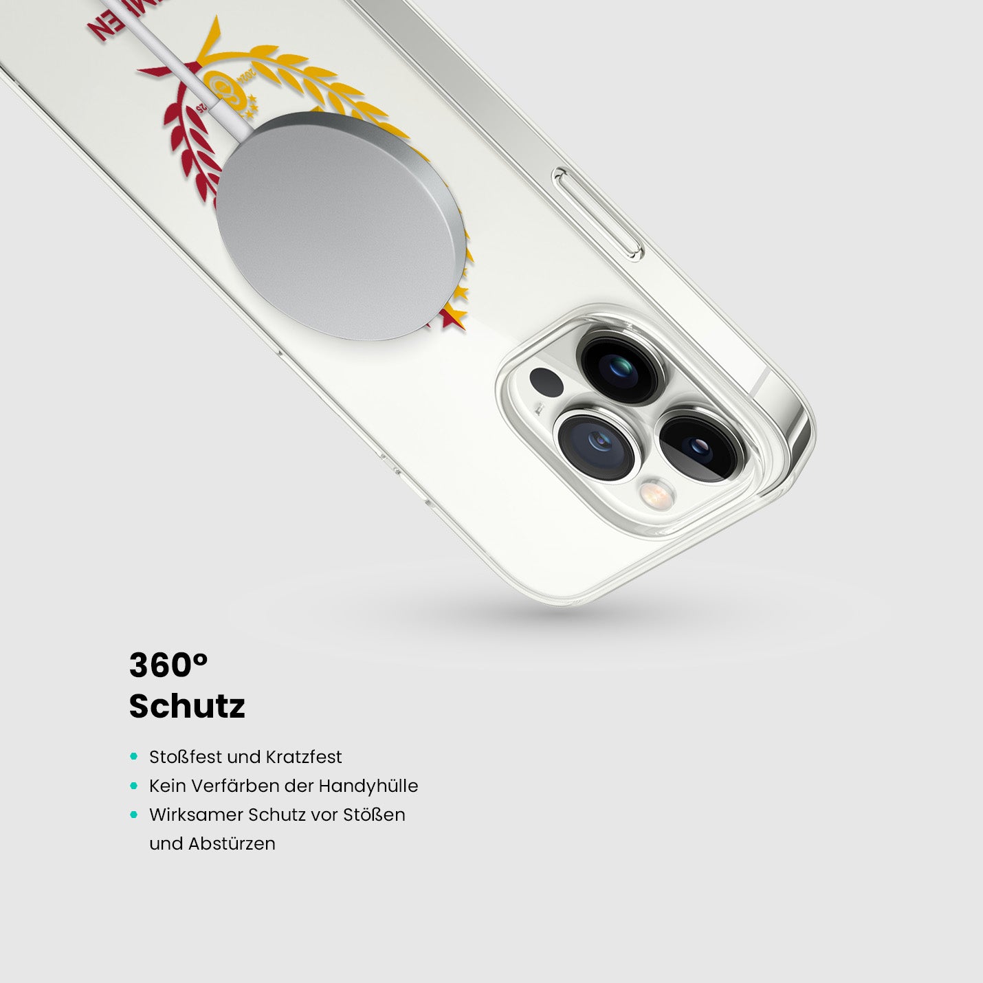 Personalisierte Galatasaray Handyhülle - Şampiyon 2025 Trikotnummer Şampiyon - 1instaphone