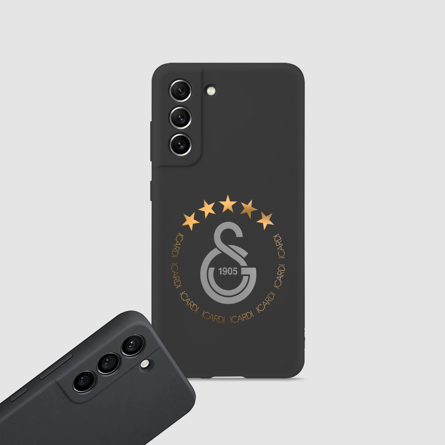 Personalisierte Galatasaray Handyhülle - Şampiyon 2025 Streifen Gold Rot Logo (Kopya) (Kopya) (Kopya) - 1instaphone