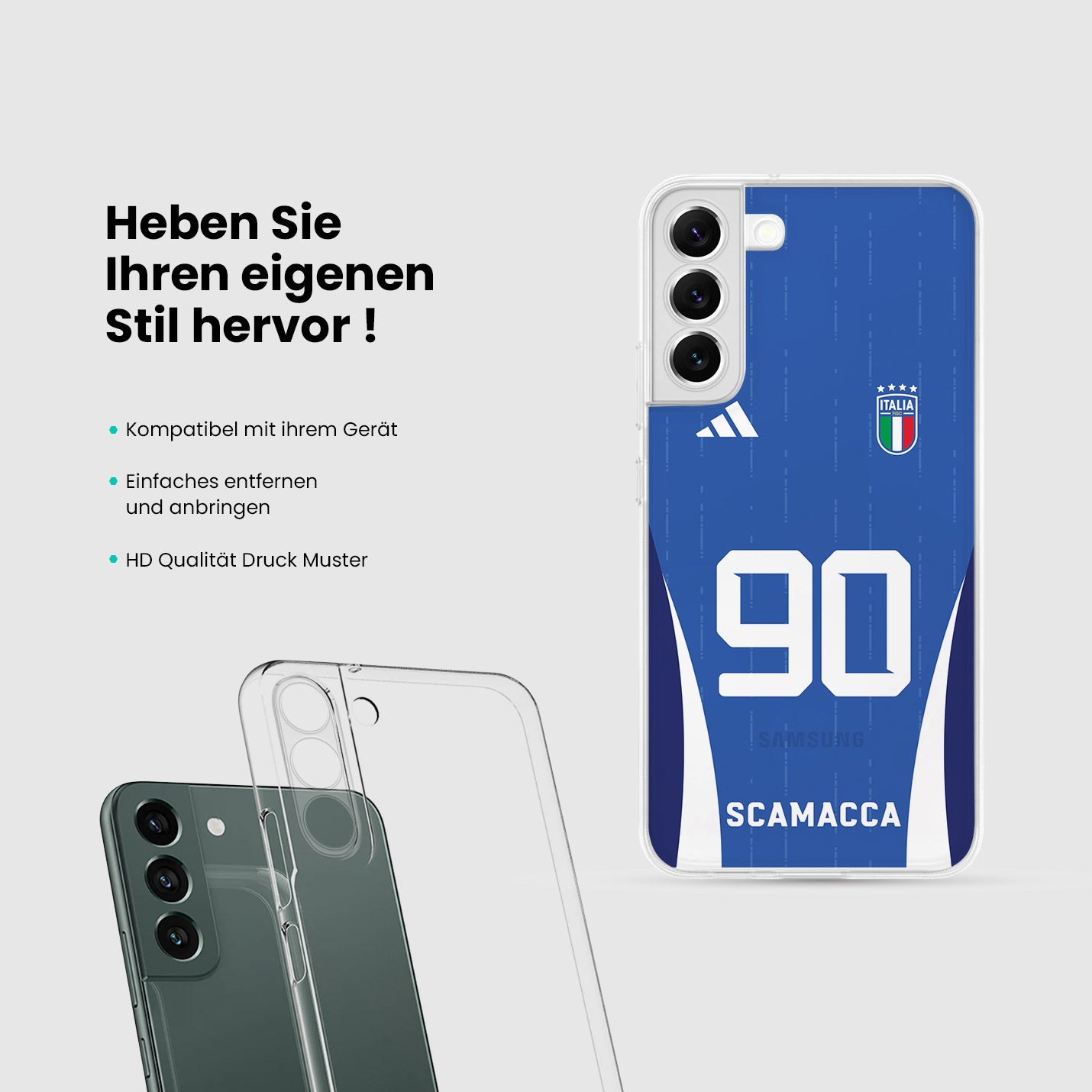 Italien Handyhülle EM 2024 - 1instaphone