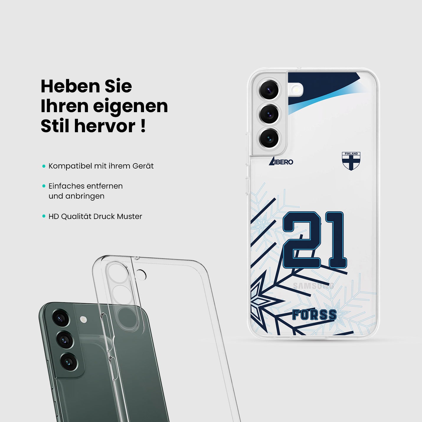 Finnland Handyhülle EM 2024 - 1instaphone