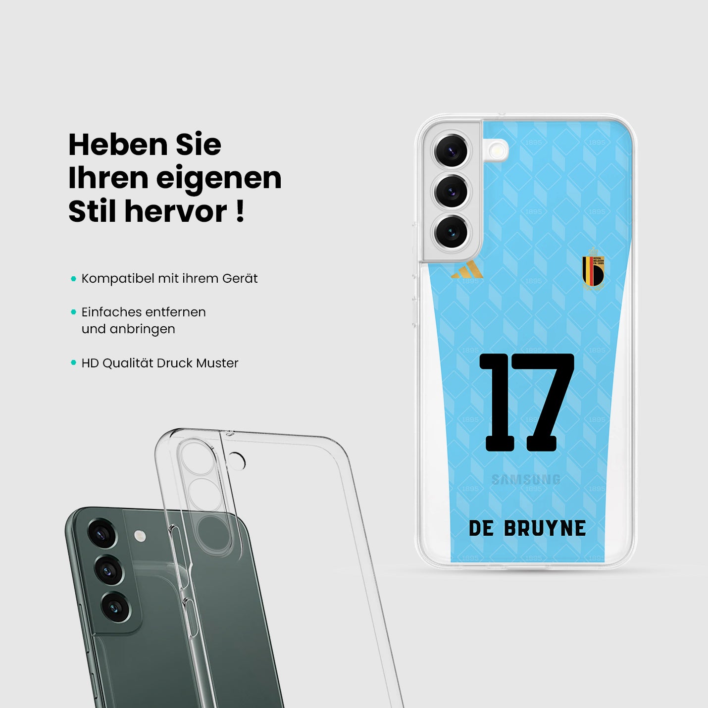 Belgien Handyhülle EM 2024 - 1instaphone