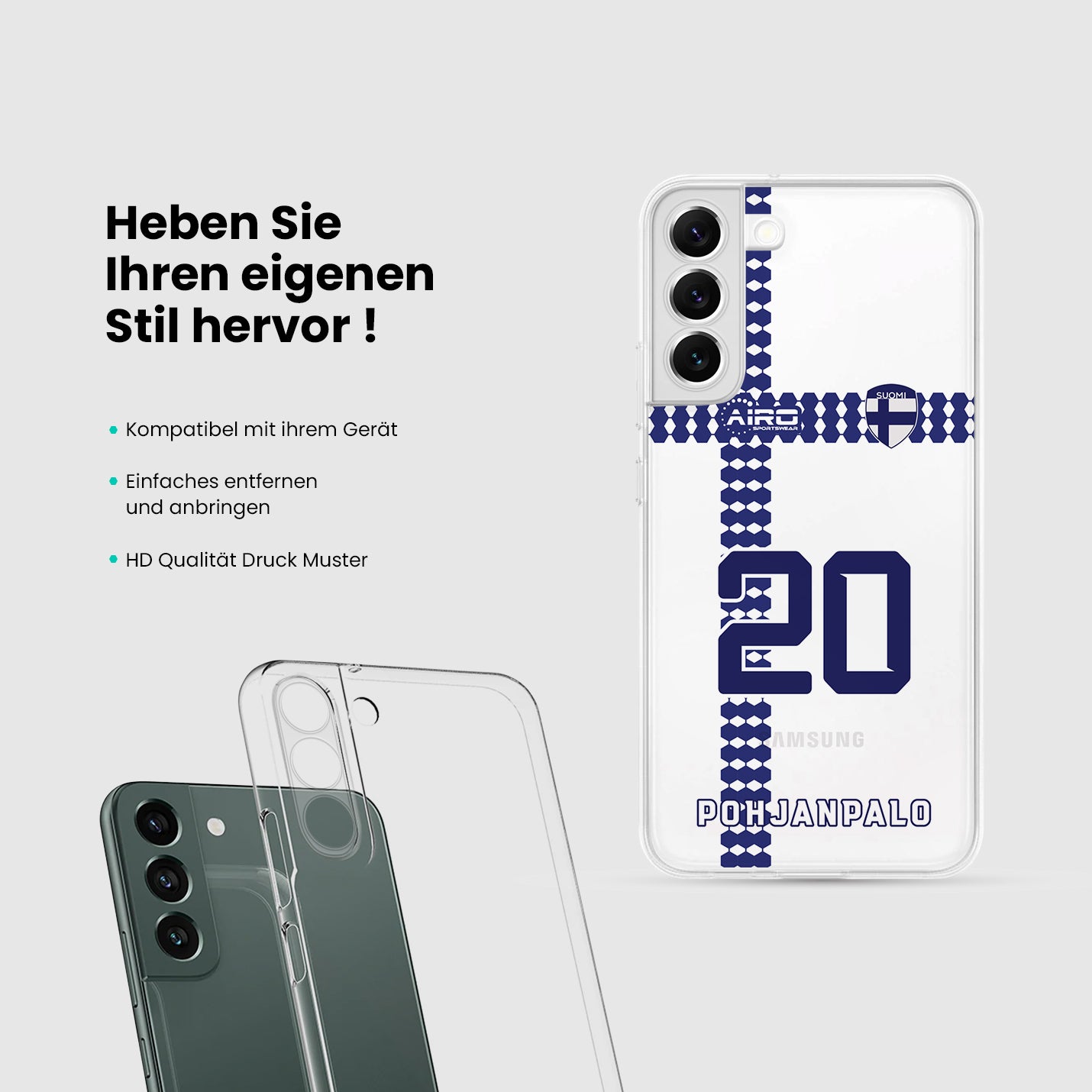 Finnland Handyhülle EM 2024 - 1instaphone