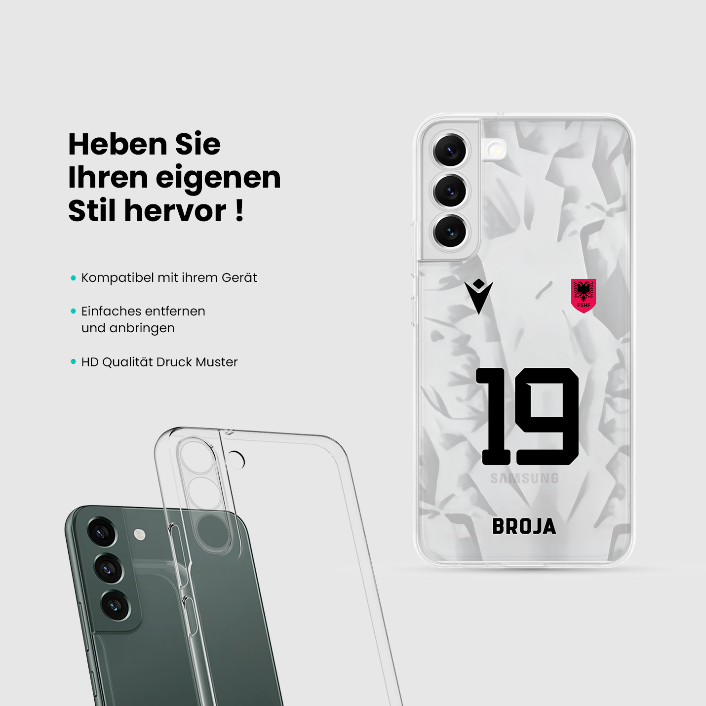 Albanien Handyhülle EM 2024 - 1instaphone