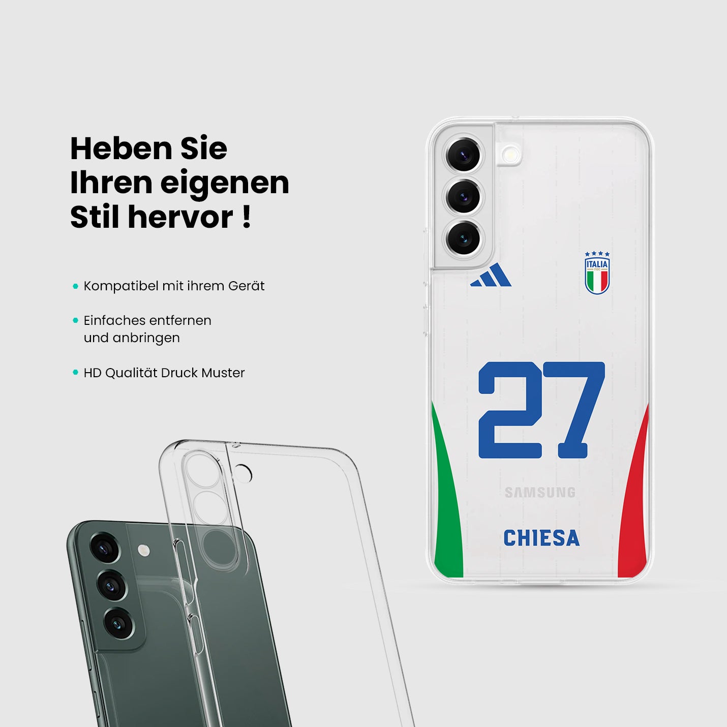 Italien Handyhülle EM 2024 - 1instaphone