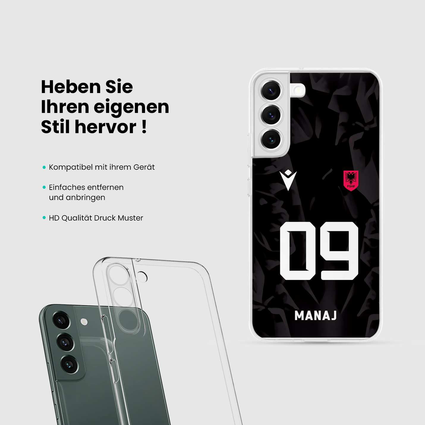 Albanien Handyhülle EM 2024 - 1instaphone