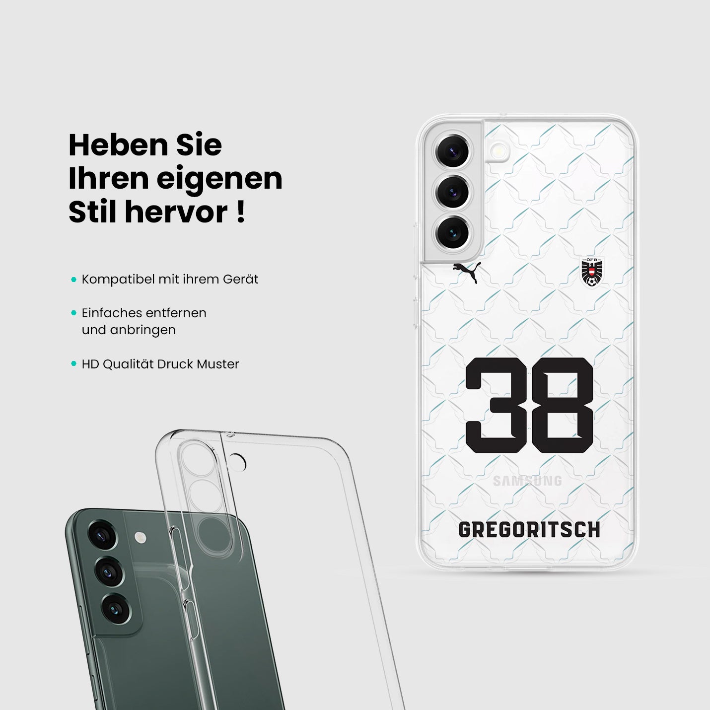 Österreich Handyhülle EM 2024 - 1instaphone