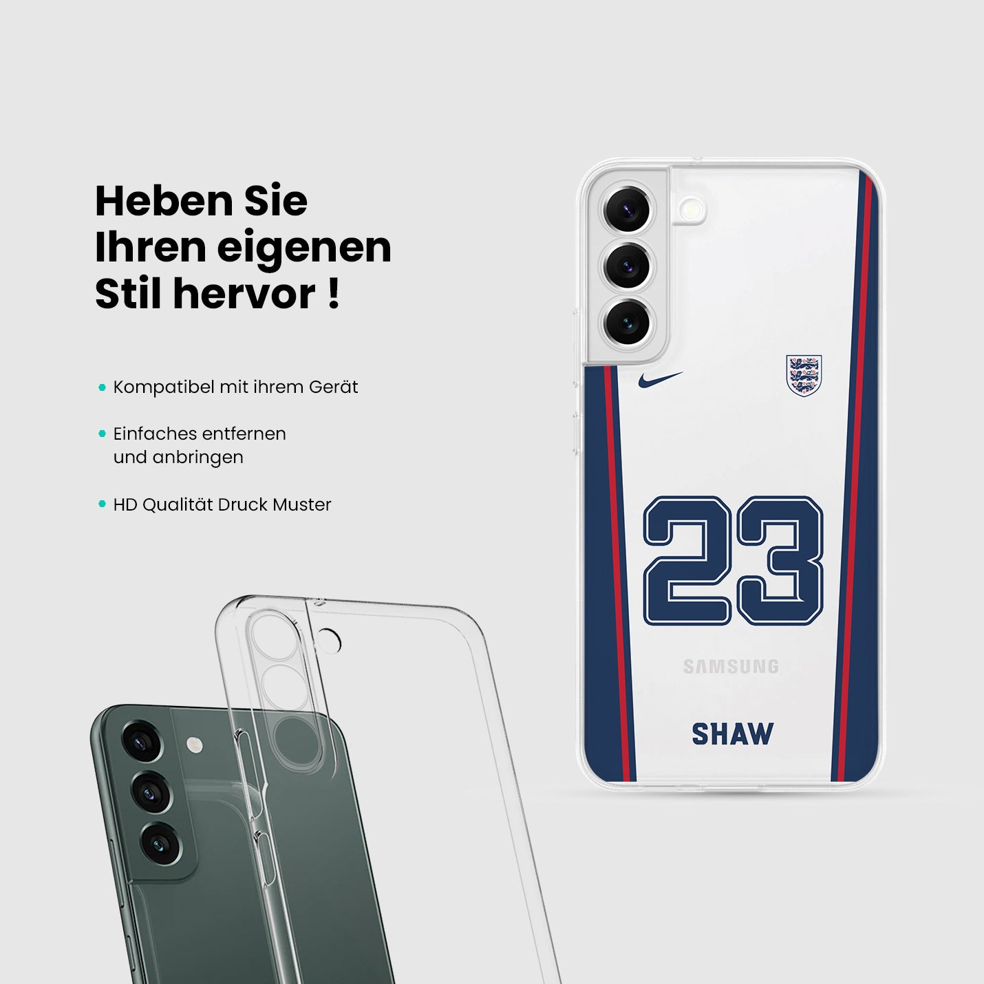 England Handyhülle EM 2024 - 1instaphone