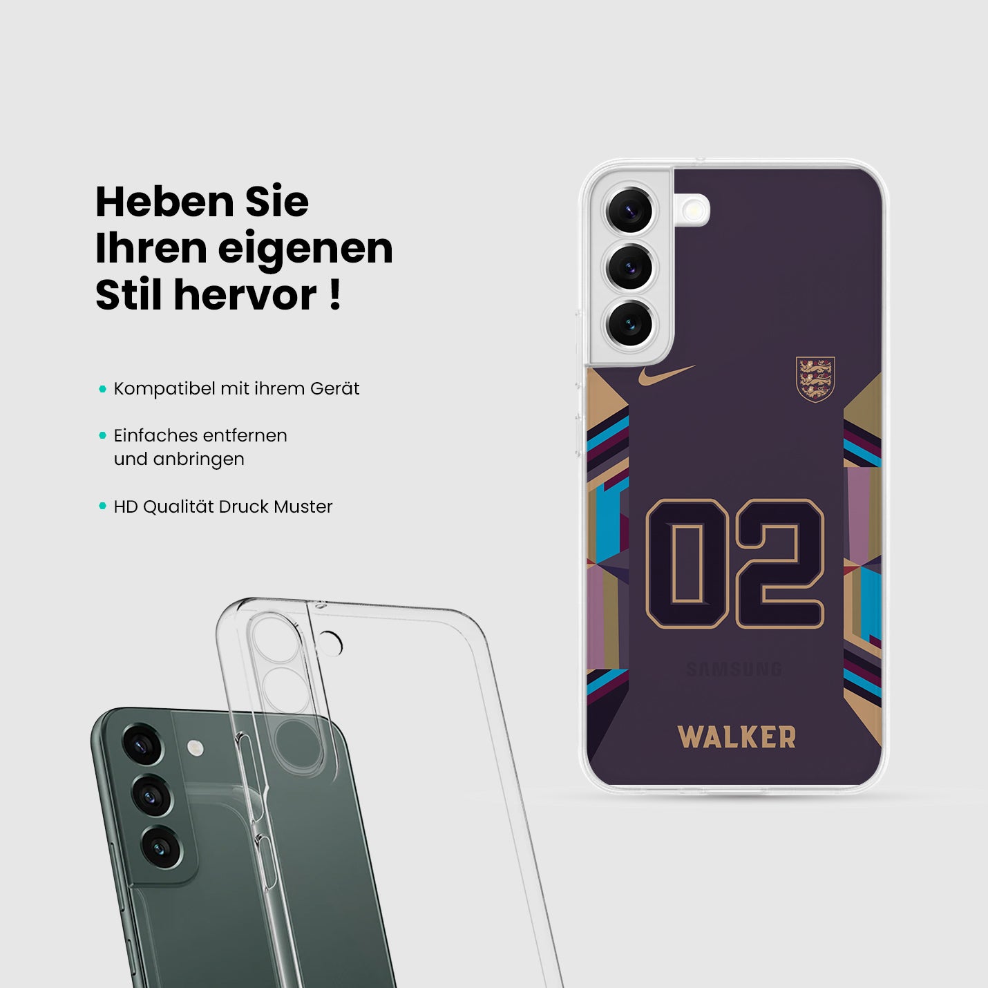 England Handyhülle EM 2024 - 1instaphone