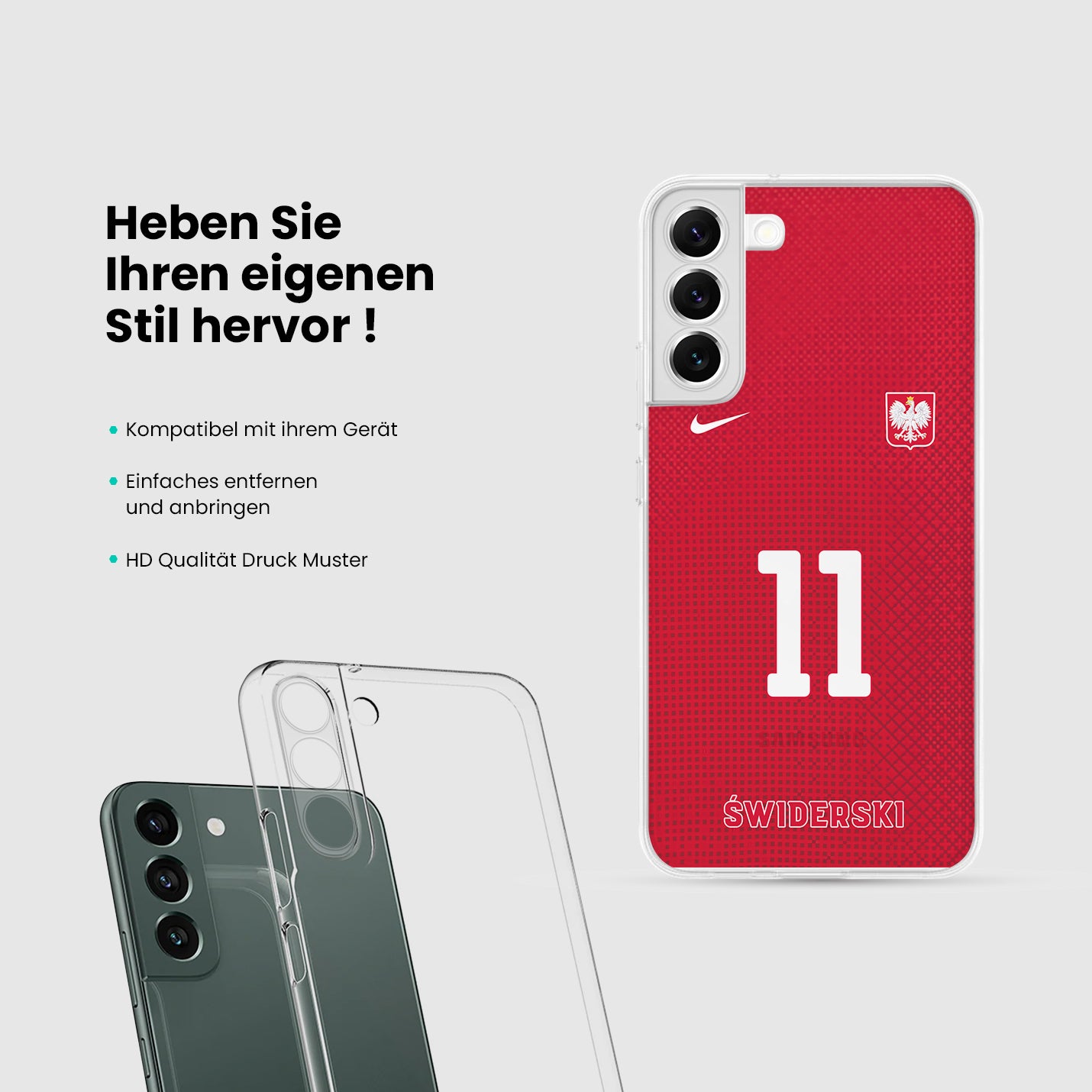 Polen Handyhülle EM 2024 - 1instaphone