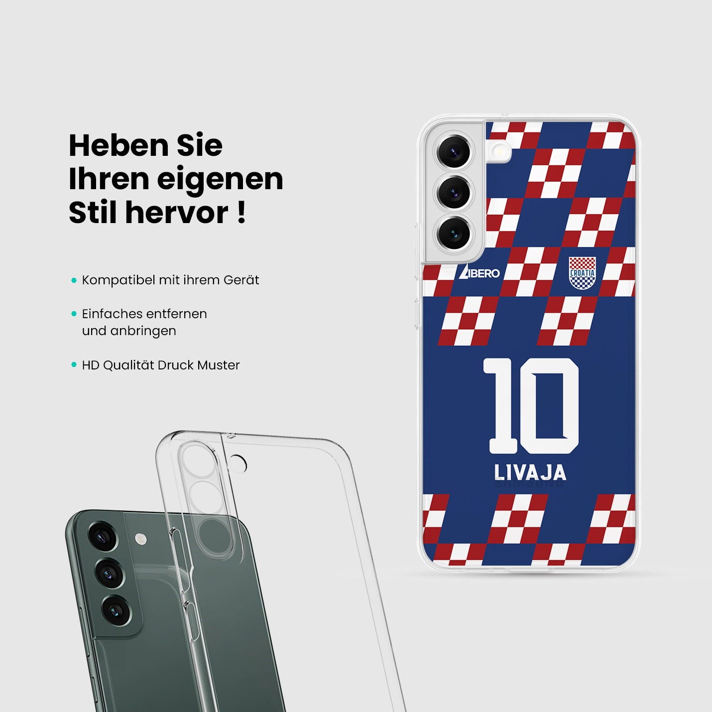 Kroatien Handyhülle EM 2024 - 1instaphone