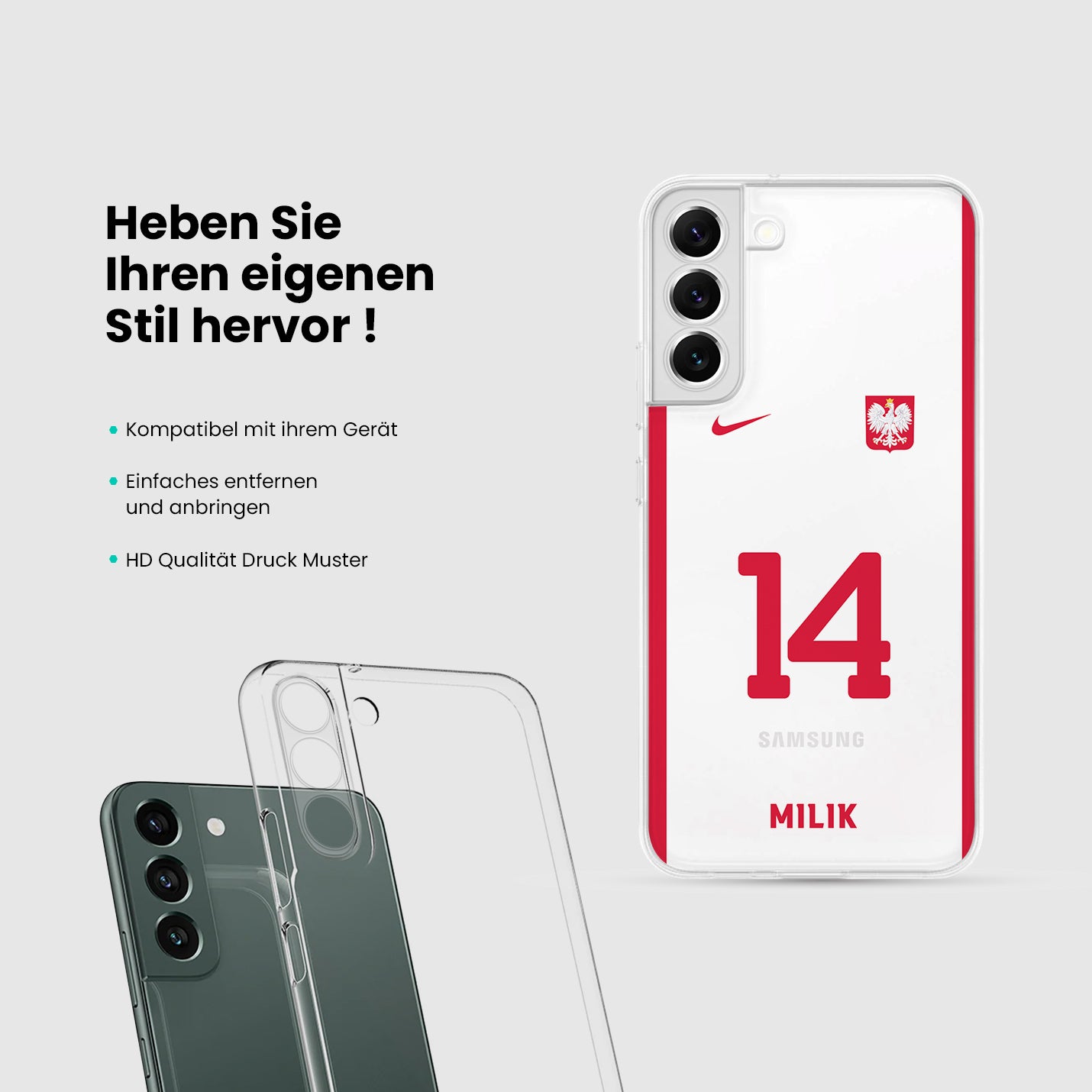 Polen Handyhülle EM 2024 - 1instaphone