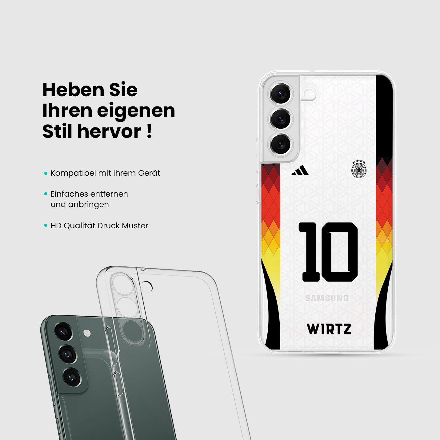 Deutschland Handyhülle EM 2024 - 1instaphone