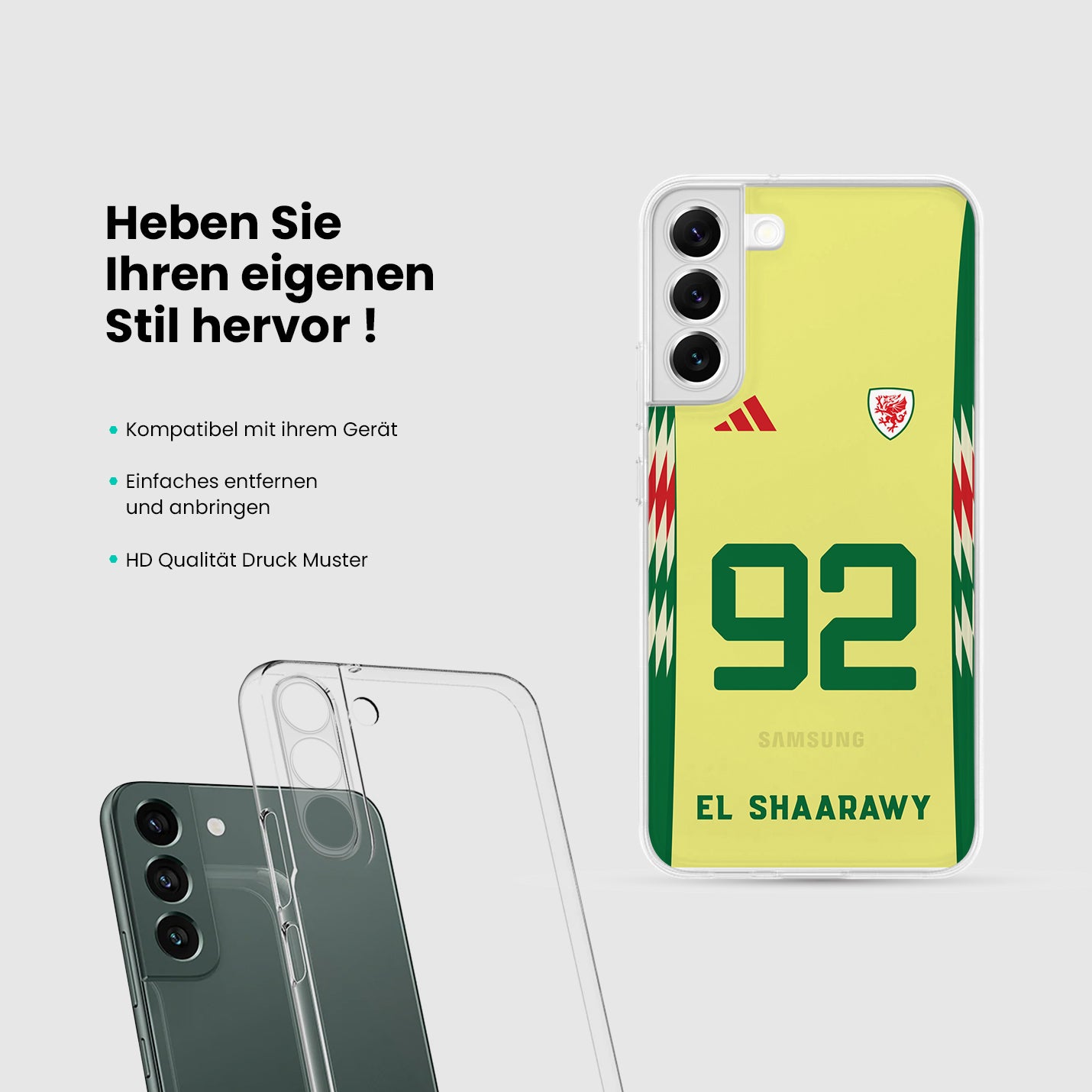 Wales Handyhülle EM 2024 - 1instaphone