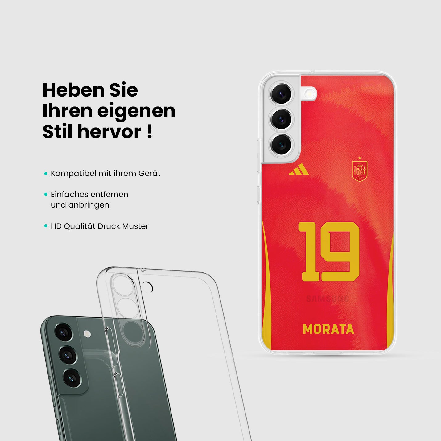 Spanien Handyhülle EM 2024 - 1instaphone