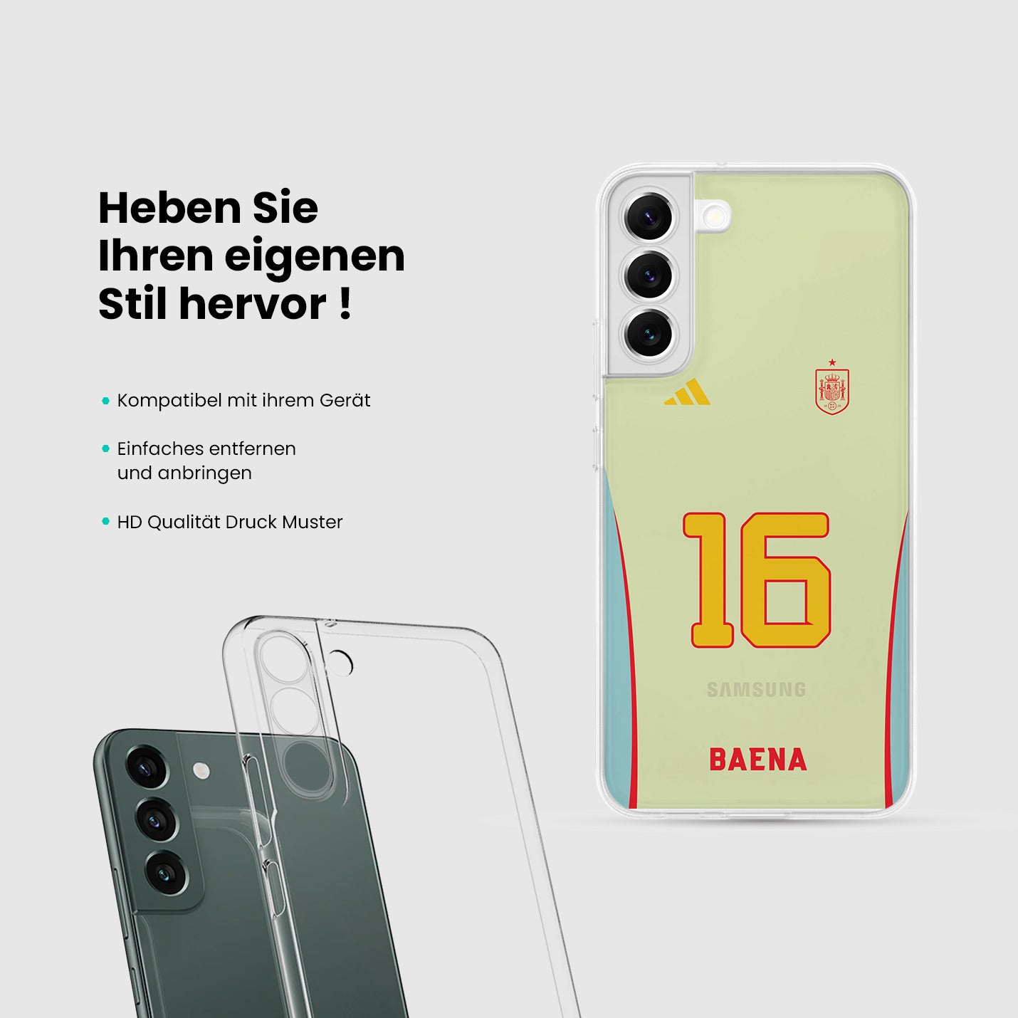 Spanien Handyhülle EM 2024 - 1instaphone