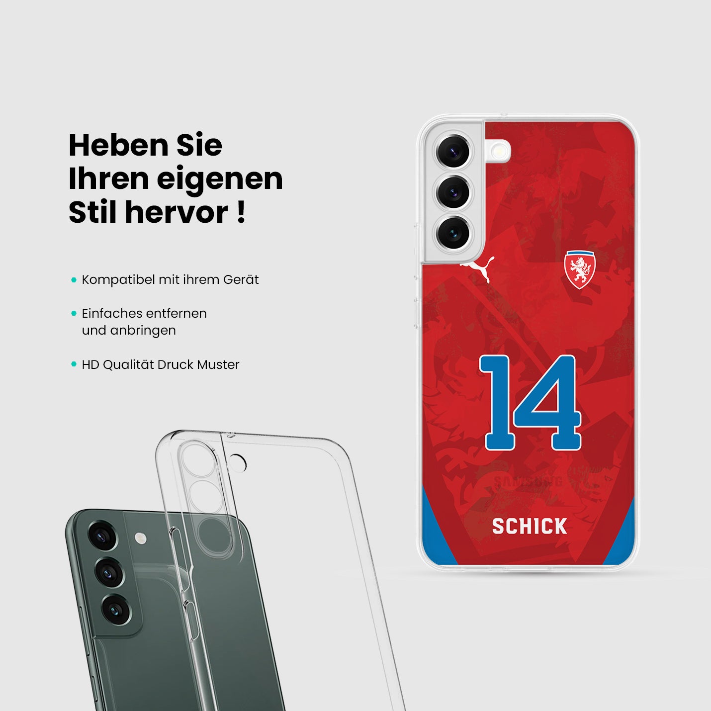 Tschechien Handyhülle EM 2024 - 1instaphone