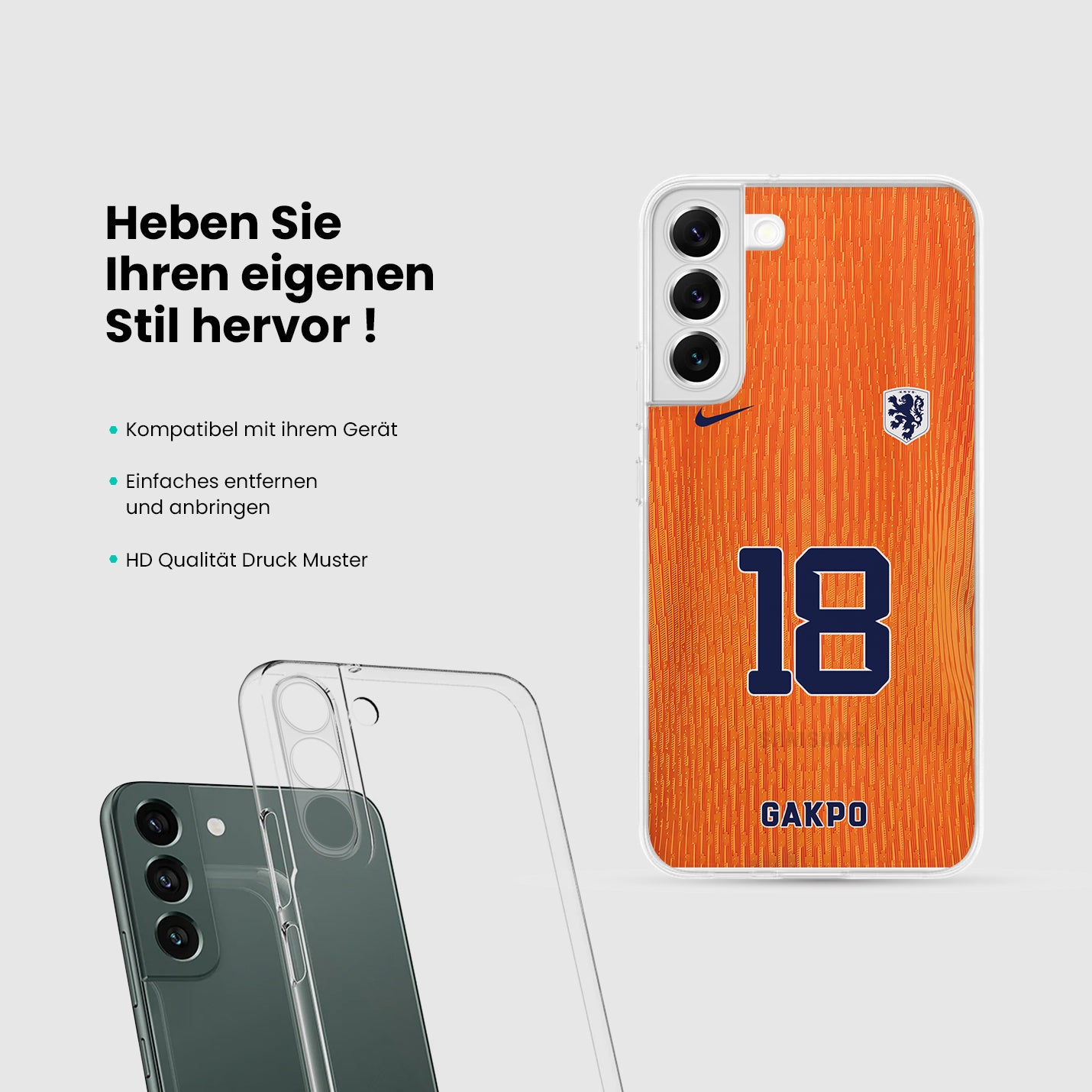 Niederlande Handyhülle EM 2024 - 1instaphone