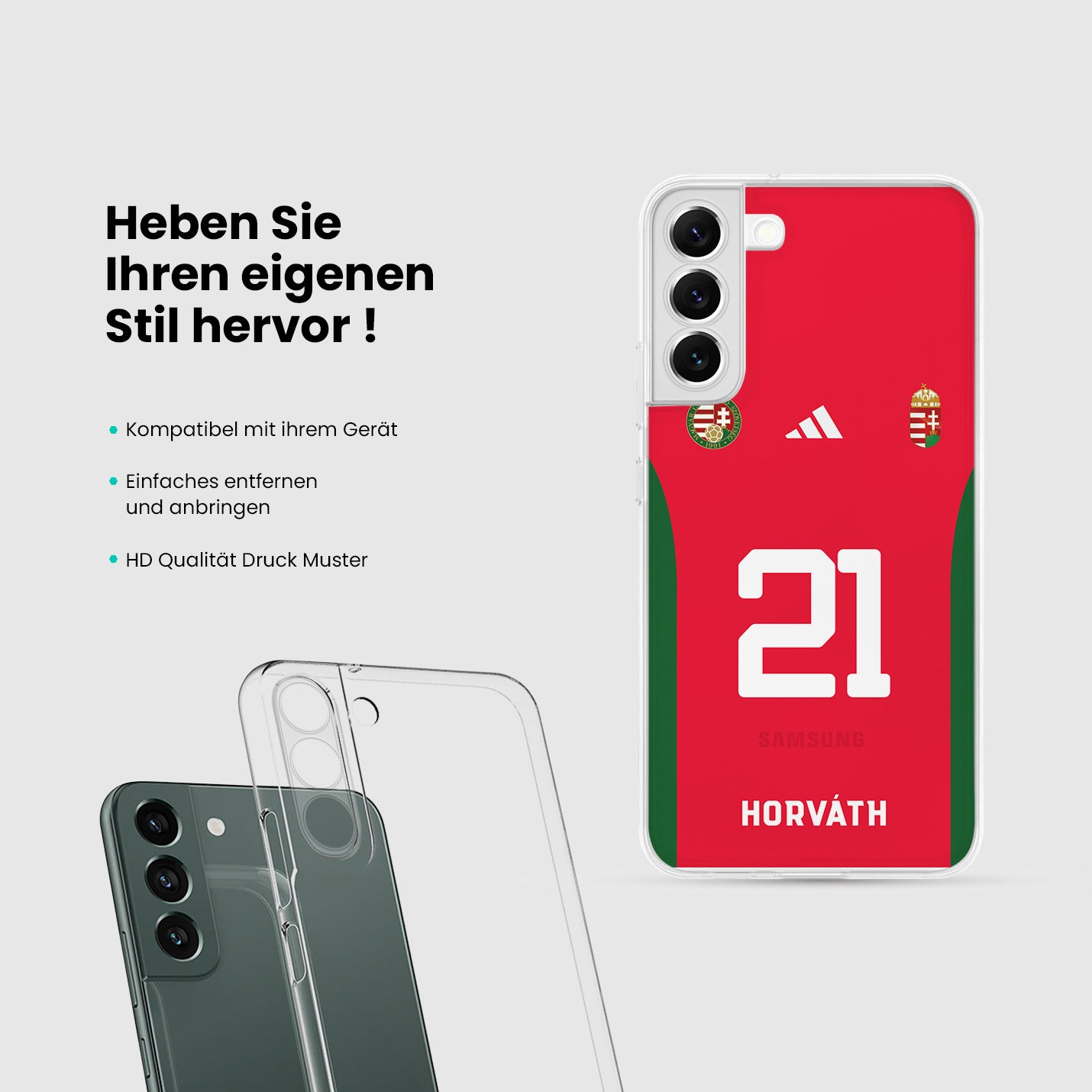 Ungarn Handyhülle EM 2024 - 1instaphone
