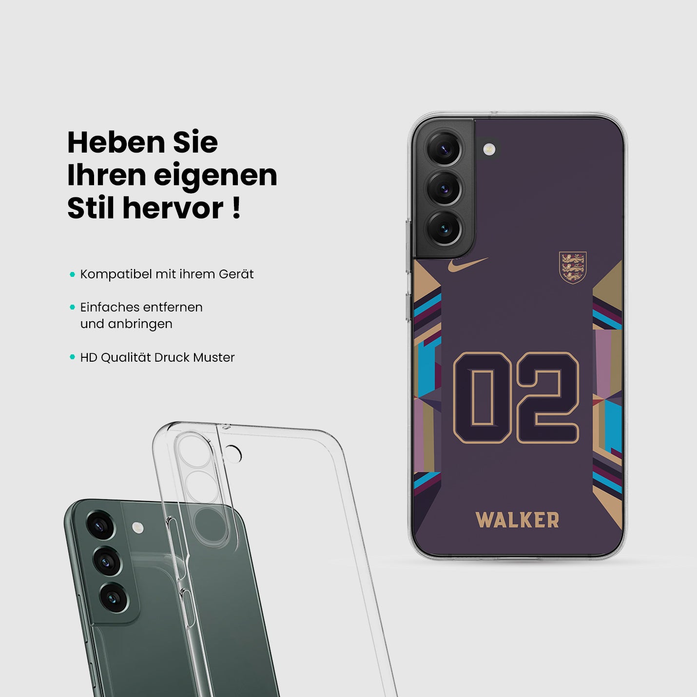 England Handyhülle EM 2024 - 1instaphone