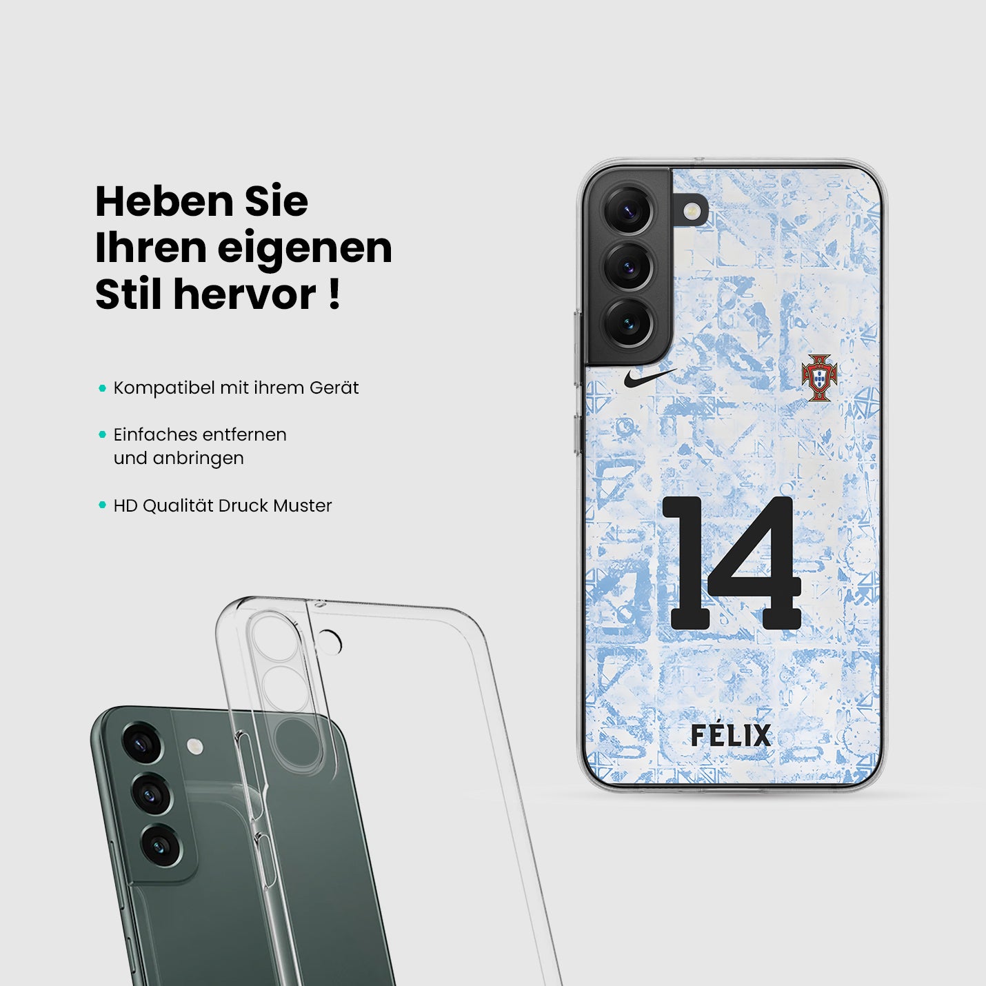 Portugal Handyhülle EM 2024 - 1instaphone