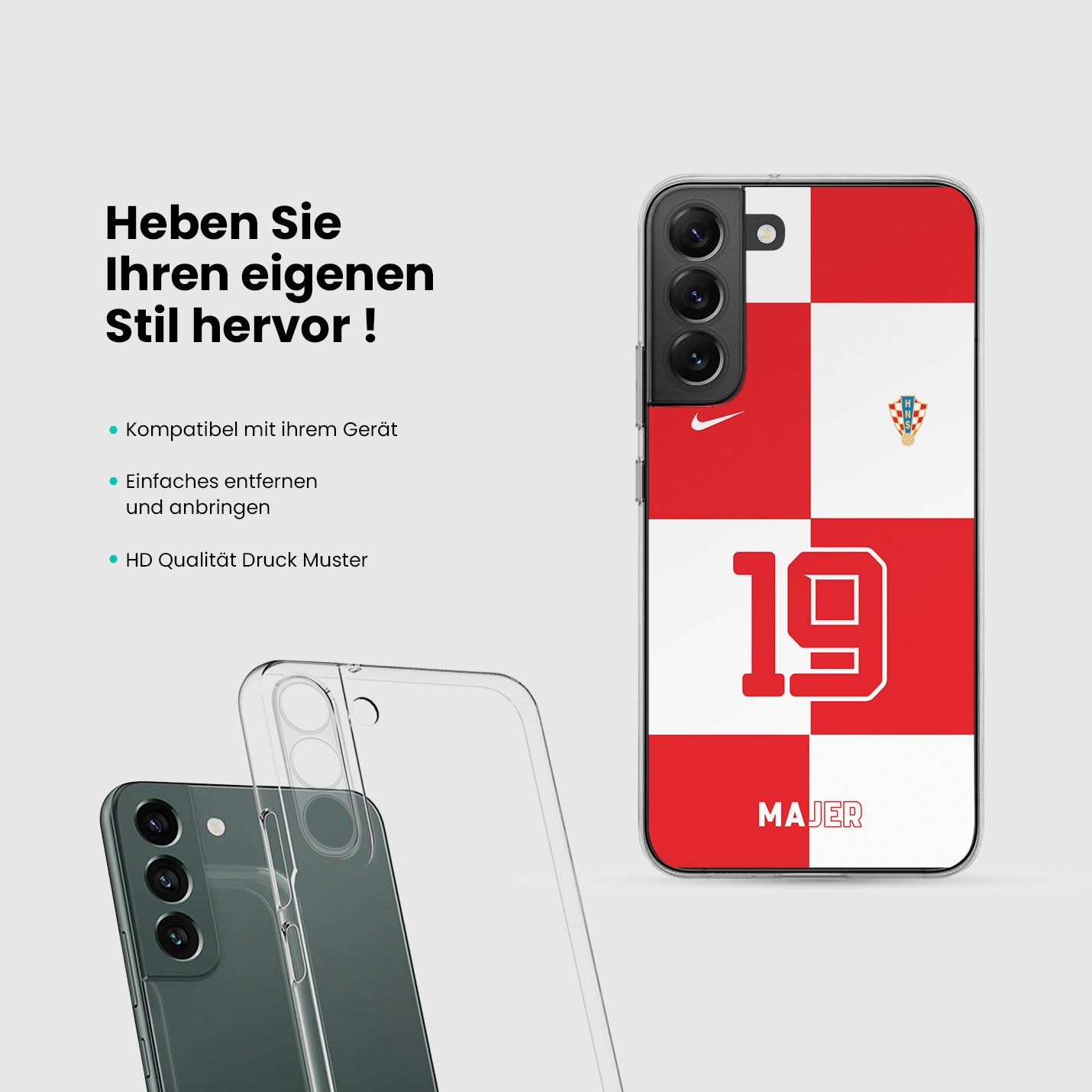 Kroatien Handyhülle EM 2024 - 1instaphone